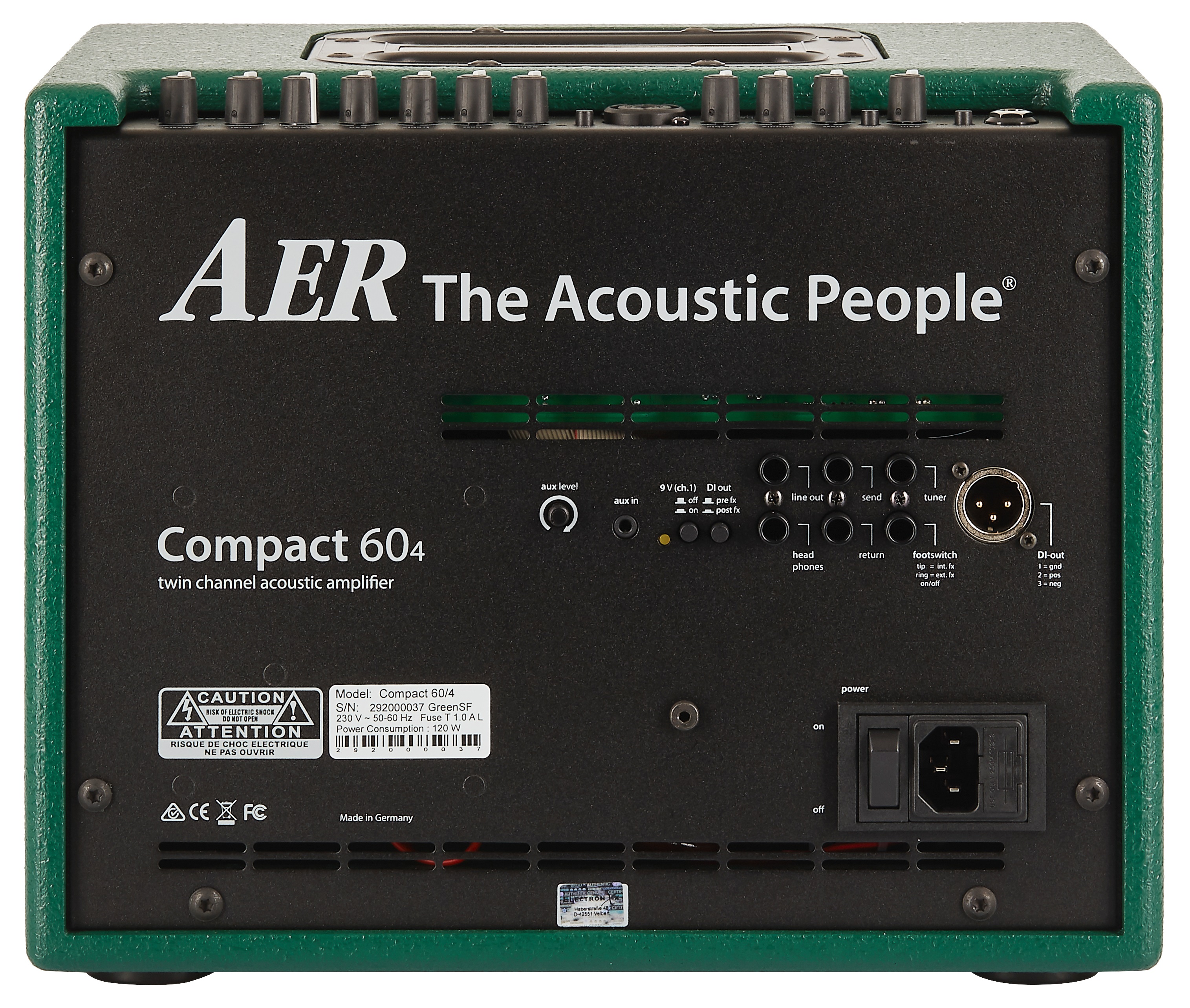 Aer Compact 60 IV Green Spatter Finish
