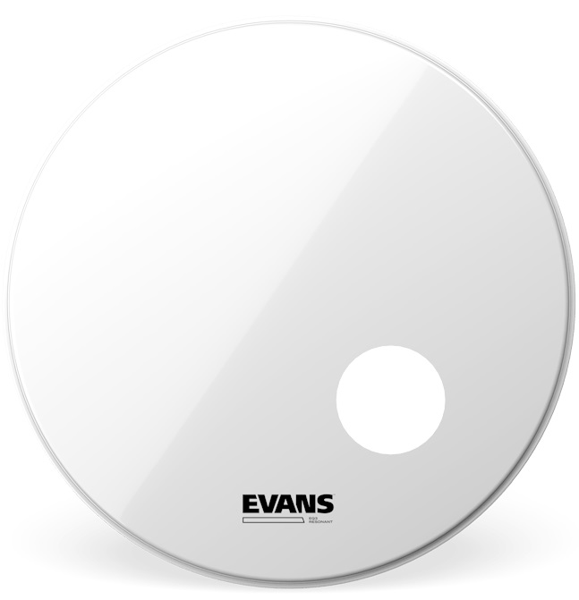 Evans 24" EQ3 Reso Smooth White