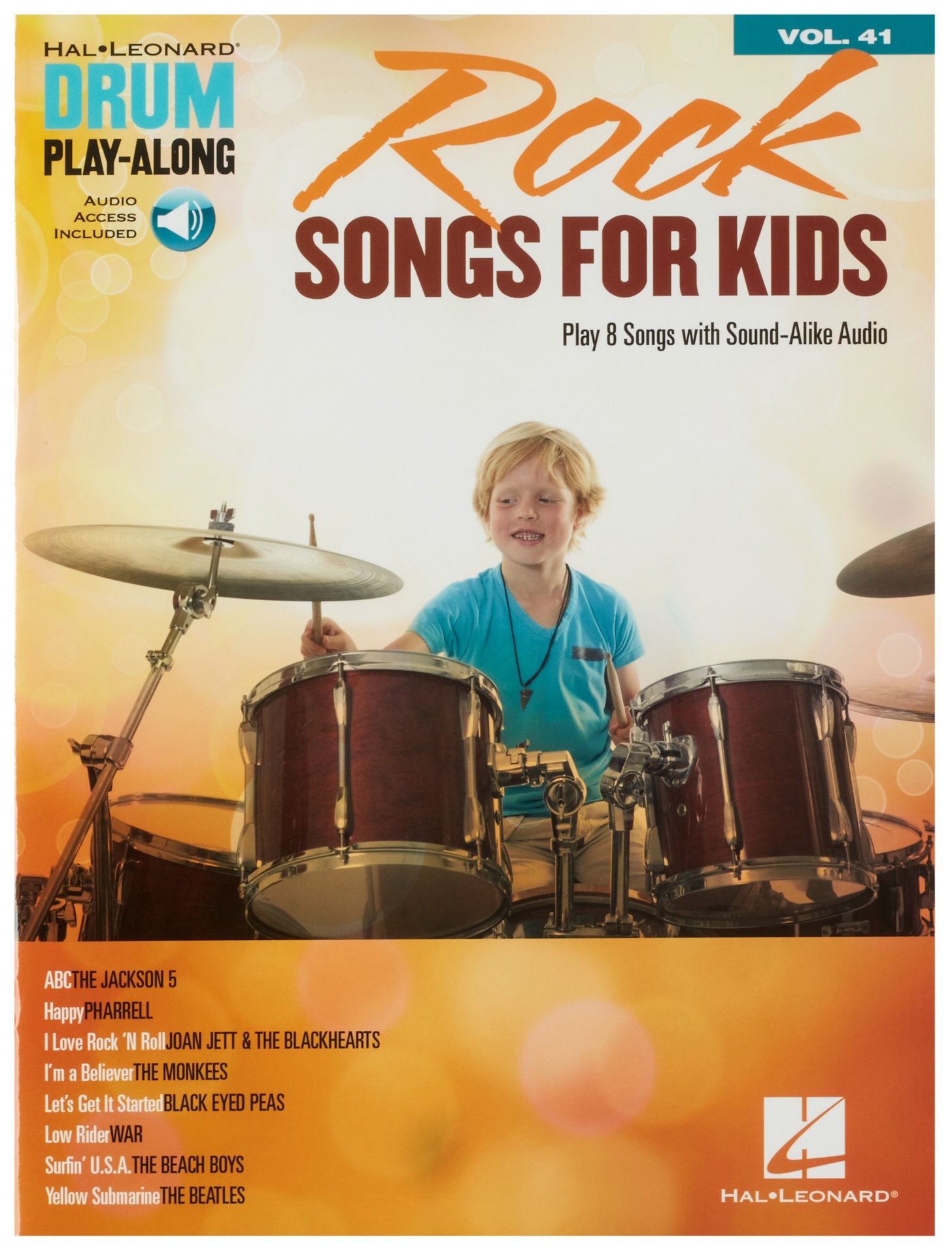E-shop MS Drum Play-Along Volume 41: Rock Songs For Kids