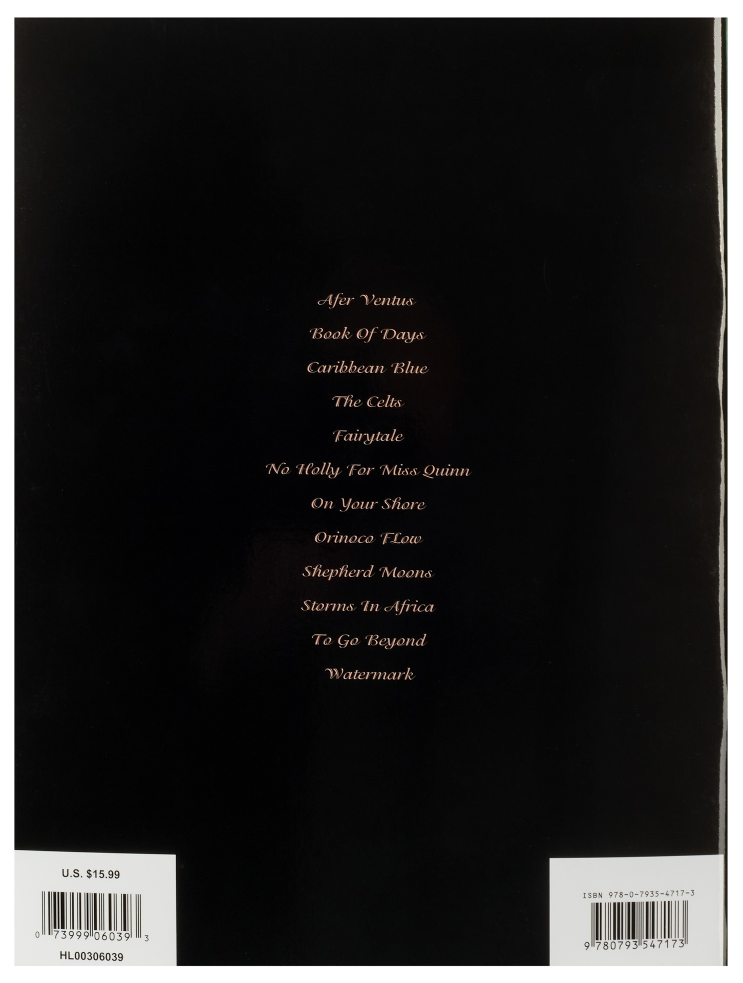 MS The Best Of Enya (Easy Piano)