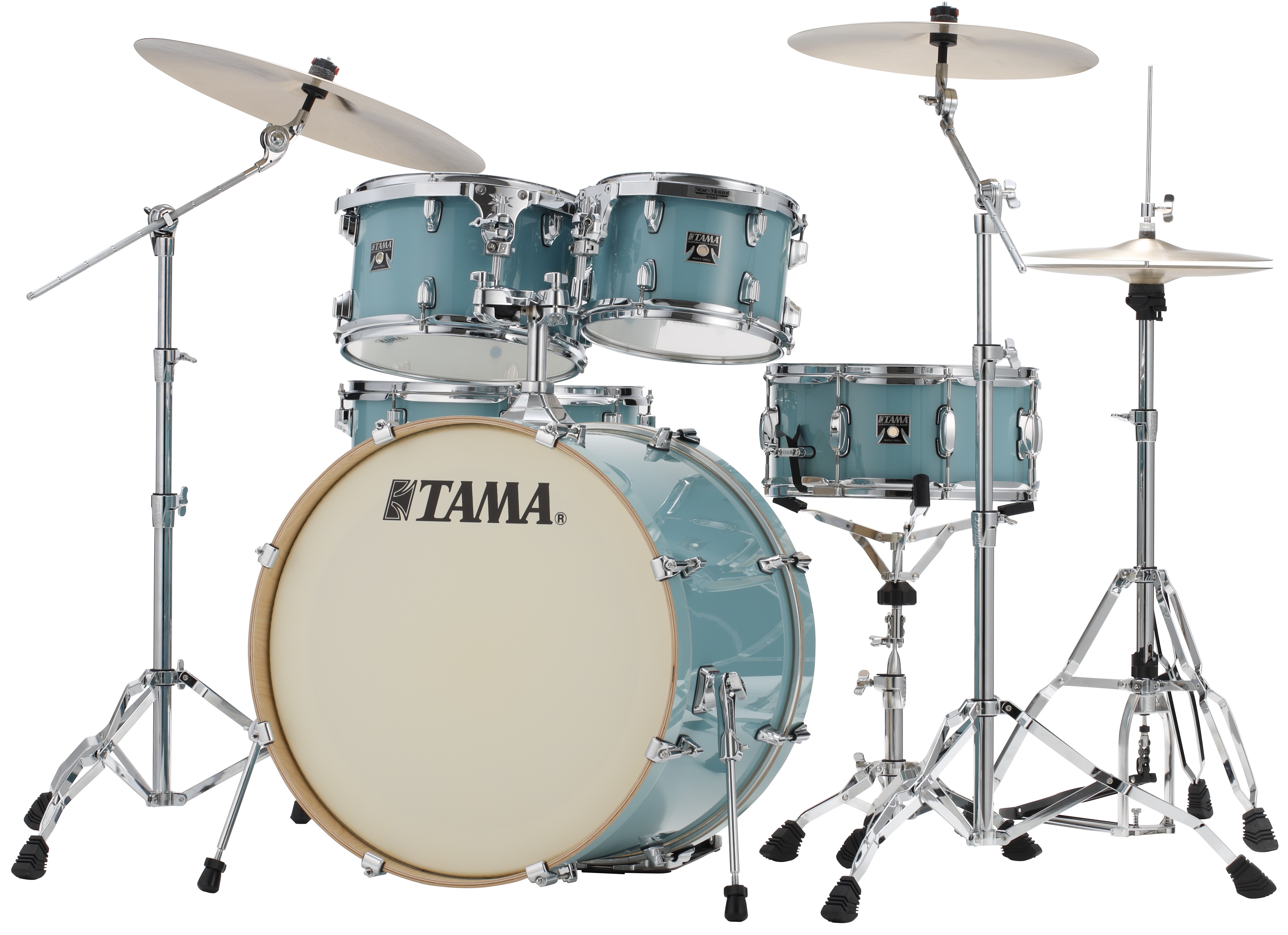 Tama Superstar Light Emerald Blue Green Rock Set