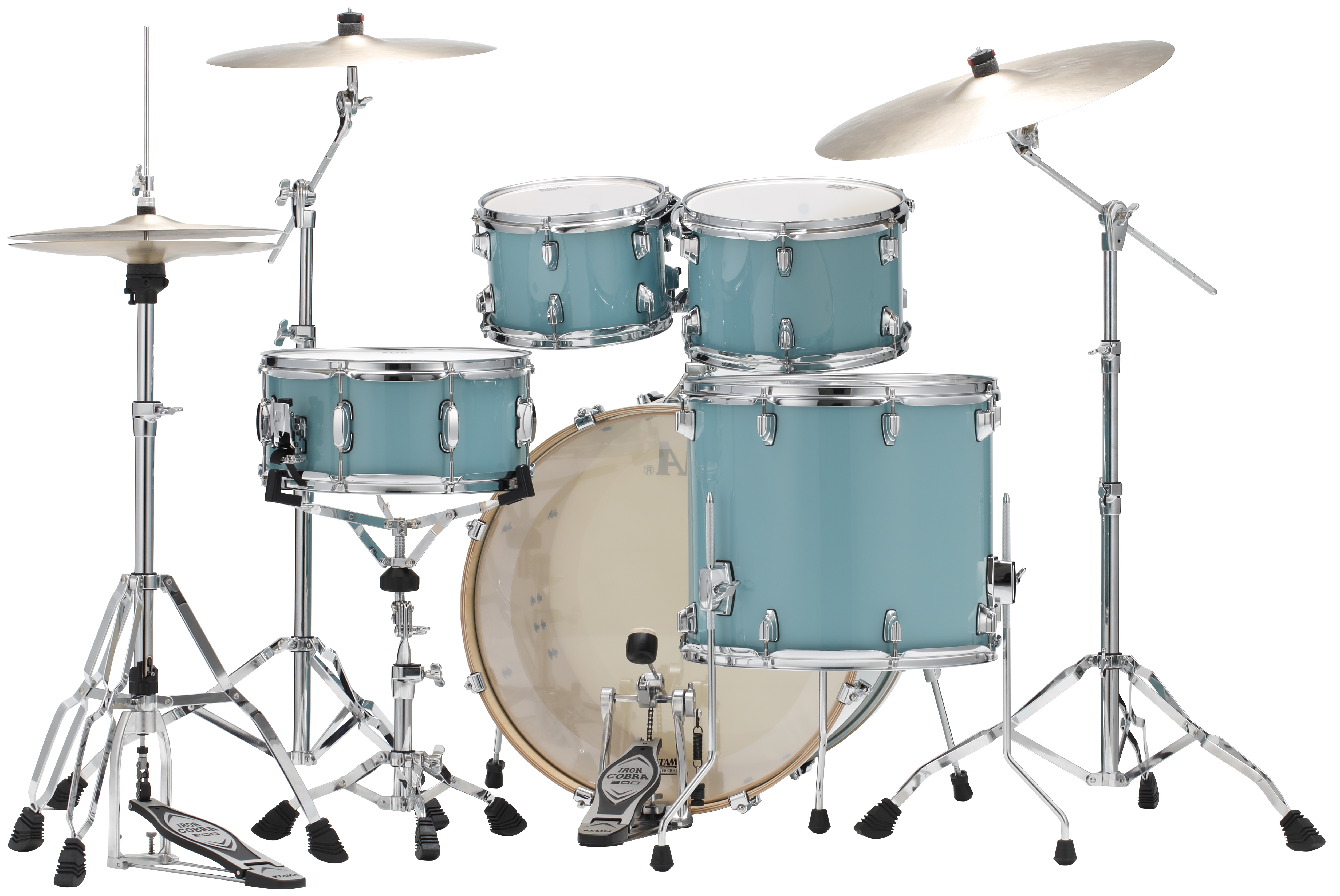 Tama Superstar Light Emerald Blue Green Rock Set
