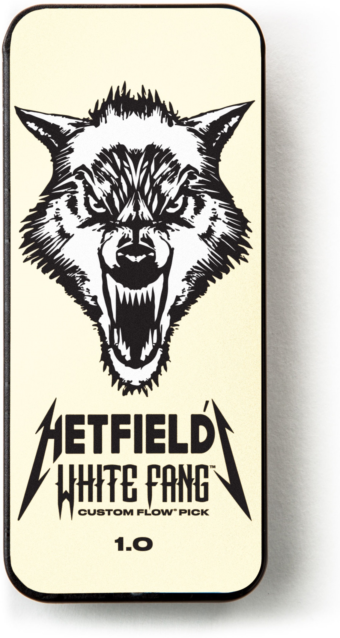 Dunlop White Fang Pick Tin 1.0