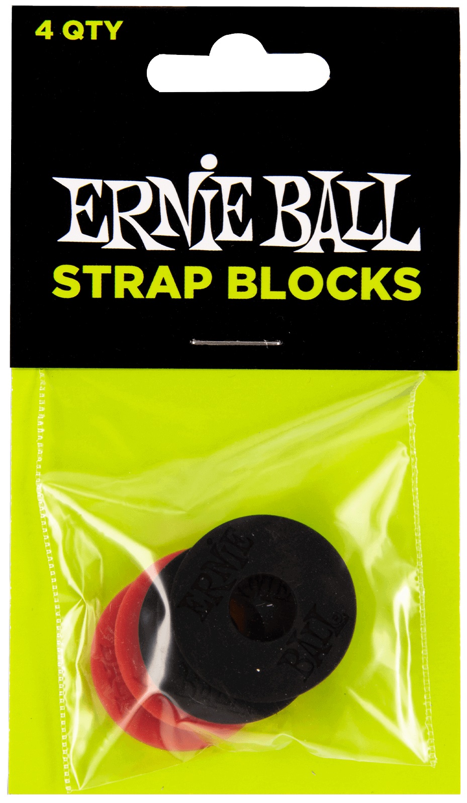 Ernie Ball Strap Blocks Red & Black