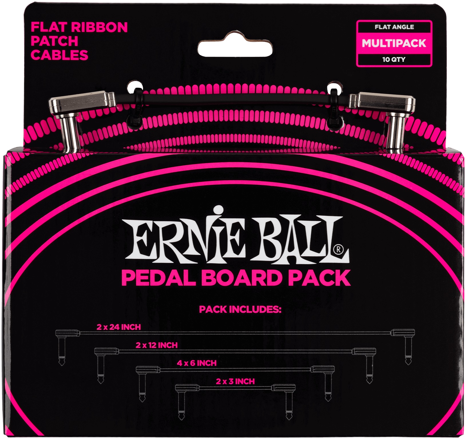 E-shop Ernie Ball Flat Ribbon Cables Pedalboard Multi-Pack