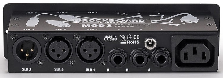 Rockboard MOD 3 V2 – All-in-One TRS & XLR Patchbay for Vocalists & Aco