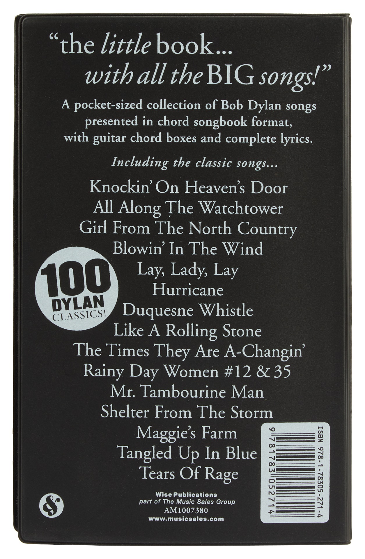 MS The Little Black Songbook: Bob Dylan