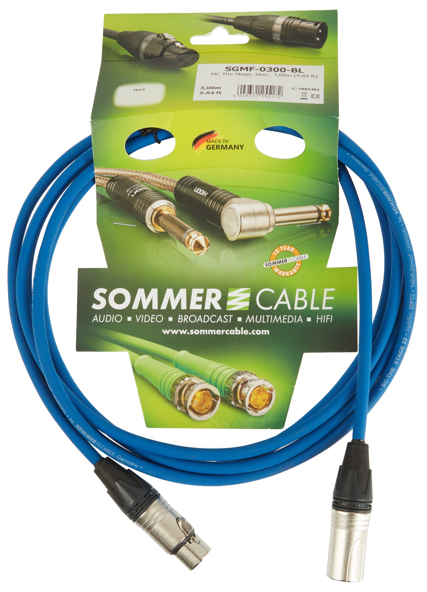 E-shop Sommer Cable SGMF-0300-BL