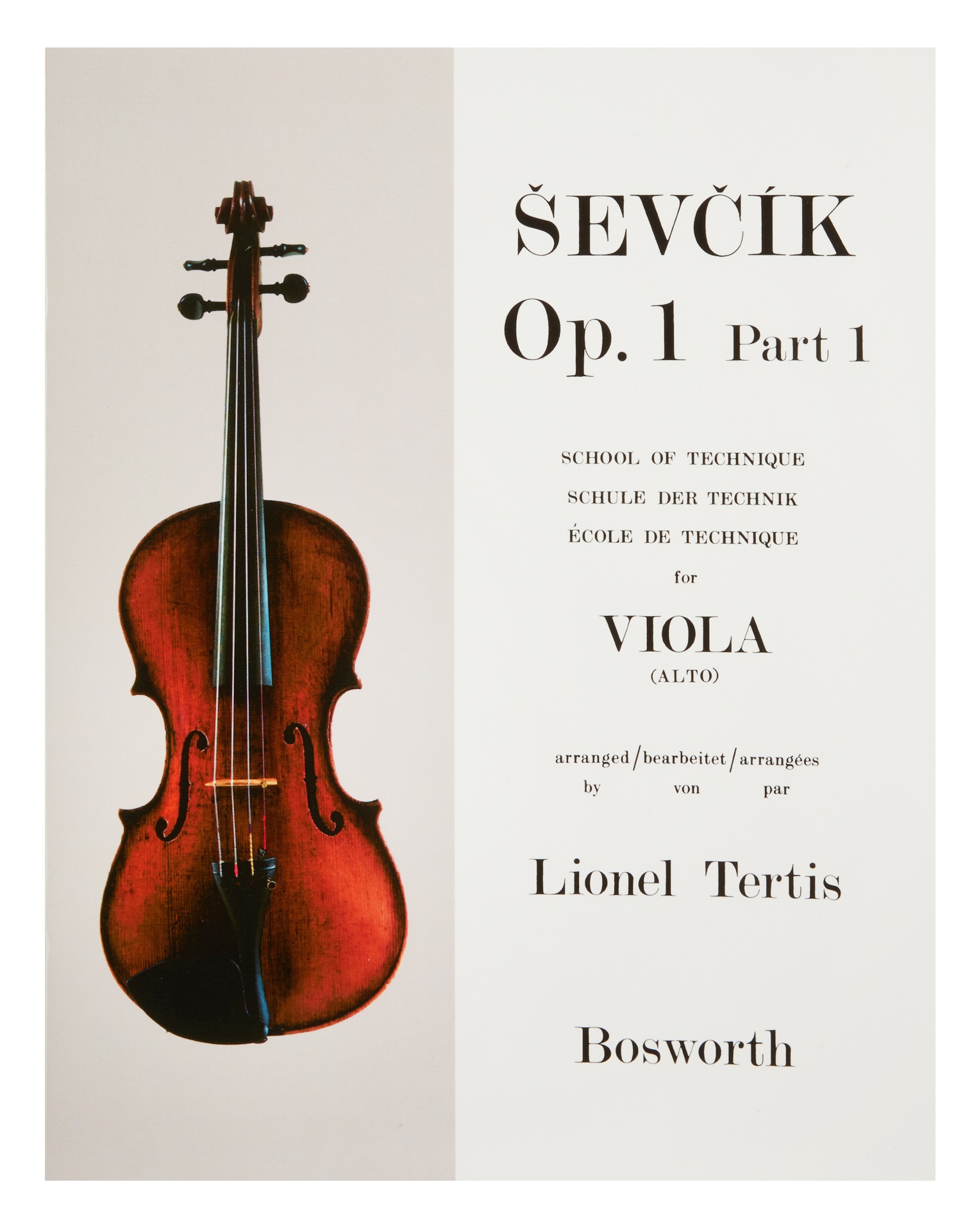 E-shop MS Sevcik Viola Studies: School Of Technique Part 1