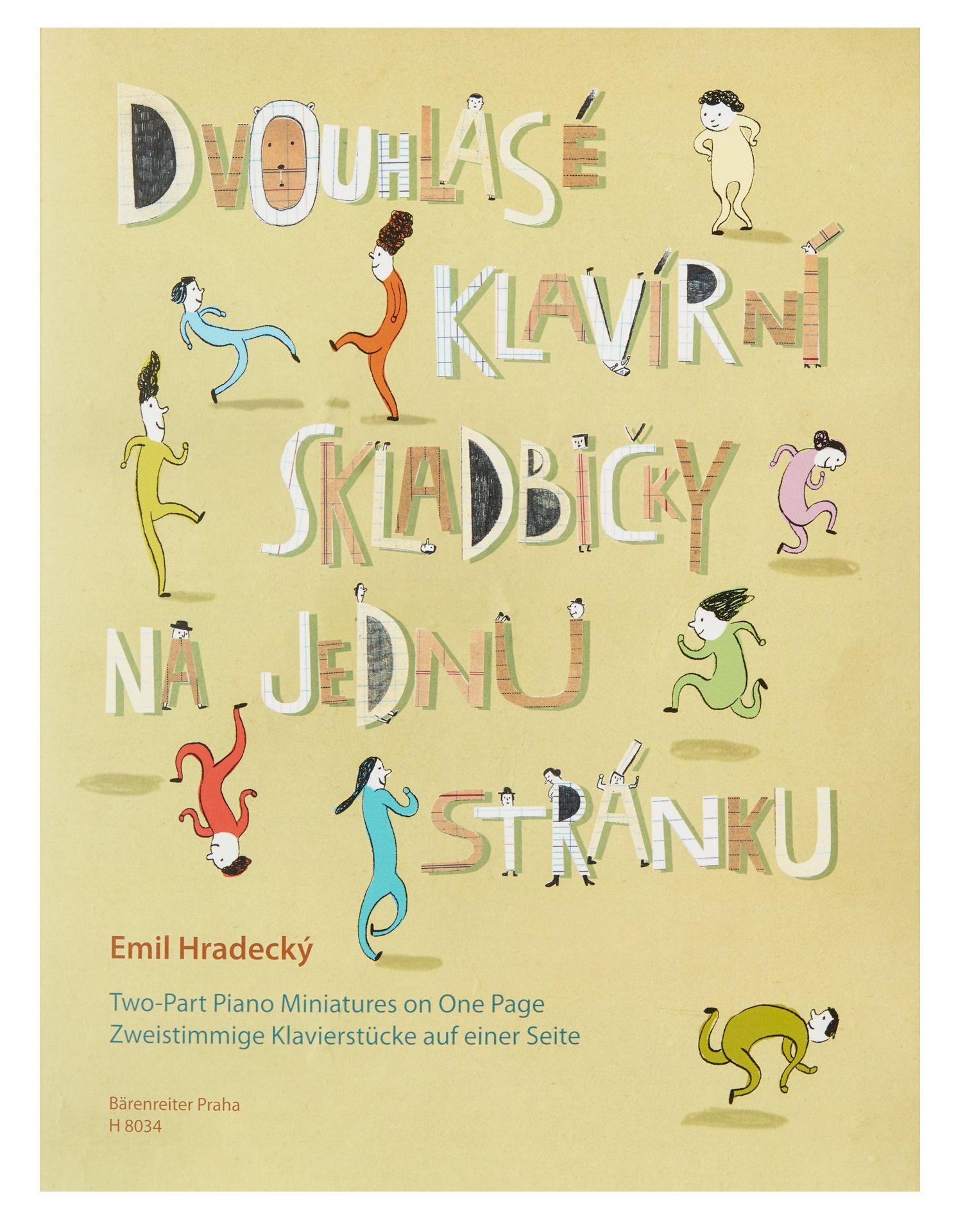 E-shop KN Dvouhlasé klavírní skladbičky na jednu stránku