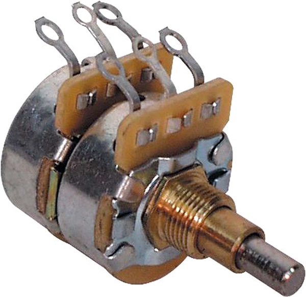 Fender Concentric 250K-500K Solid Shaft Potentiometer (Volume and Tone