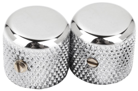E-shop Fender Pure Vintage '52 Telecaster Knurled Knobs, Chrome