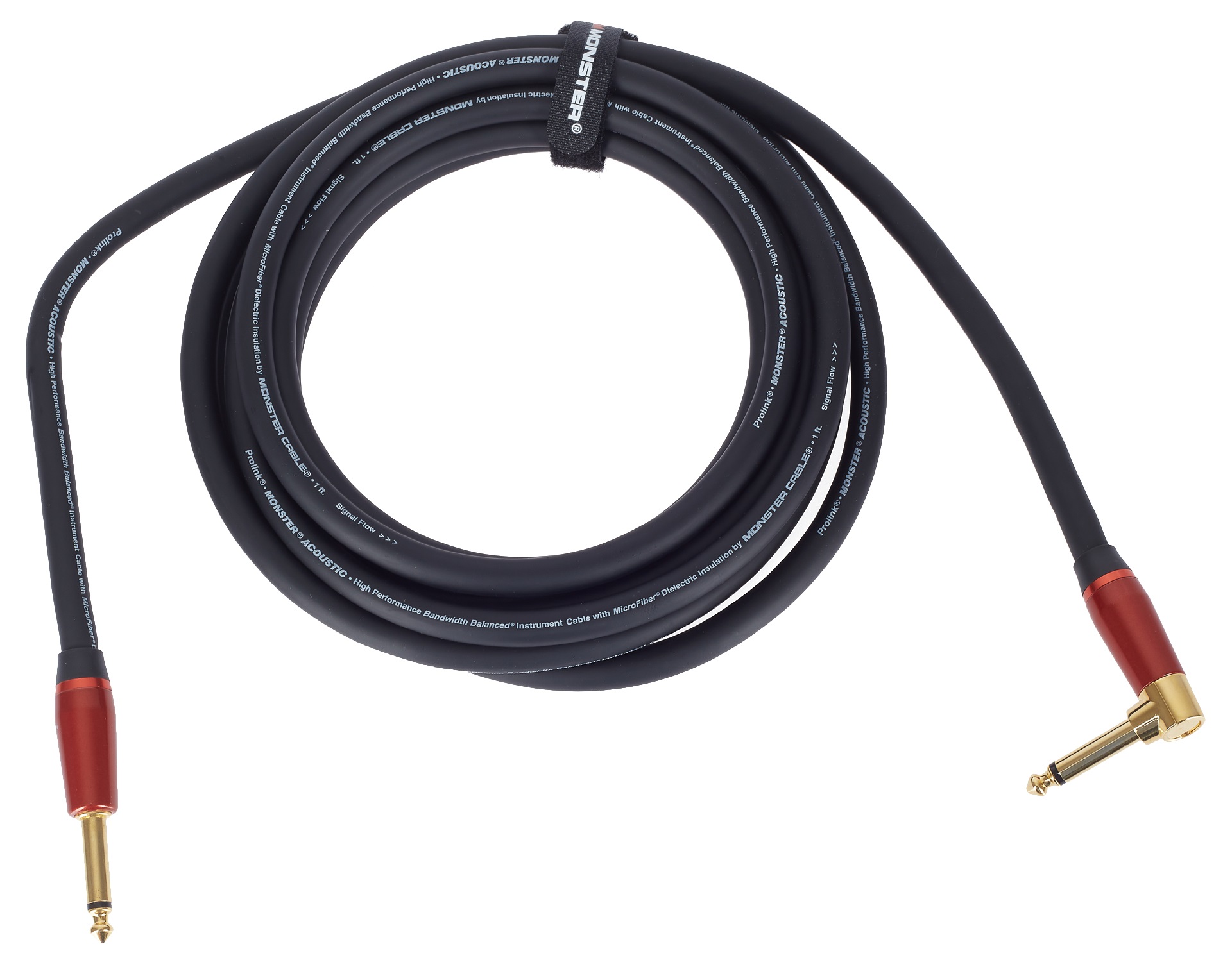 E-shop Monster Acoustic 12' Instrument Cable Angled