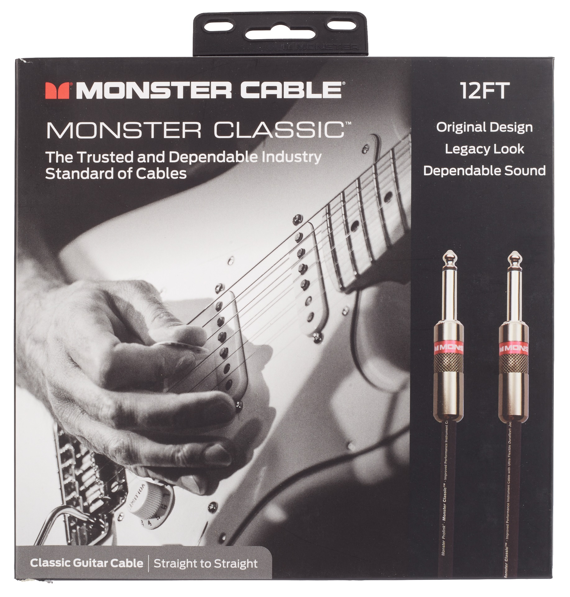 Monster Classic 12′ Instrument Cable Straight