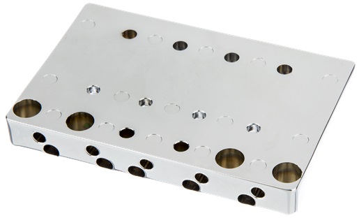 Fender HiMass 5-String Bass Narrow Bridge Assembly With Brass Saddles,