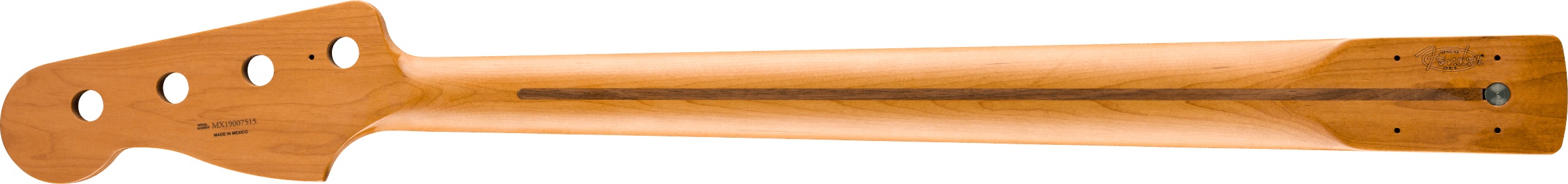 Fender Roasted Maple Precision Bass Neck, 20 Medium Jumbo Frets, 9.5",