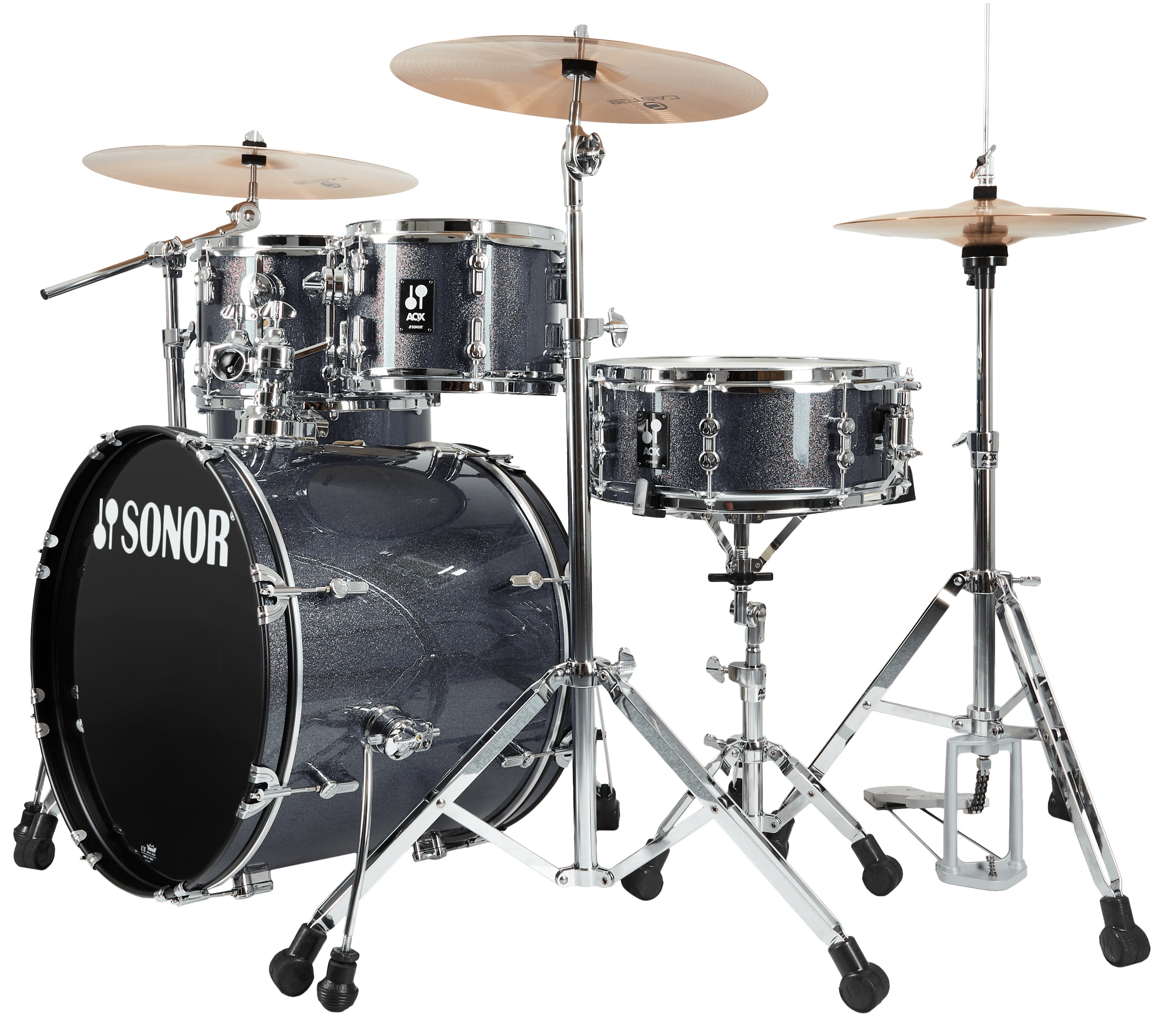 Sonor AQX Studio Set Black Midnight Sparkle