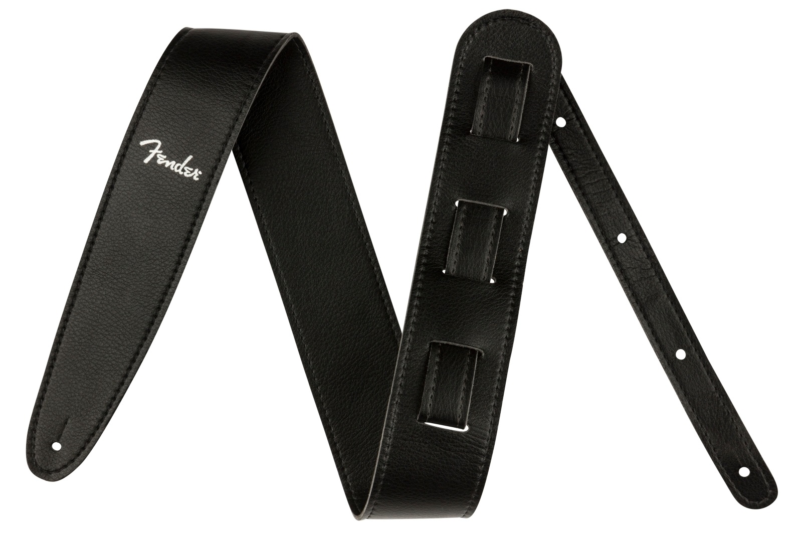 E-shop Fender Vegan Leather Strap, Black, 2.5"