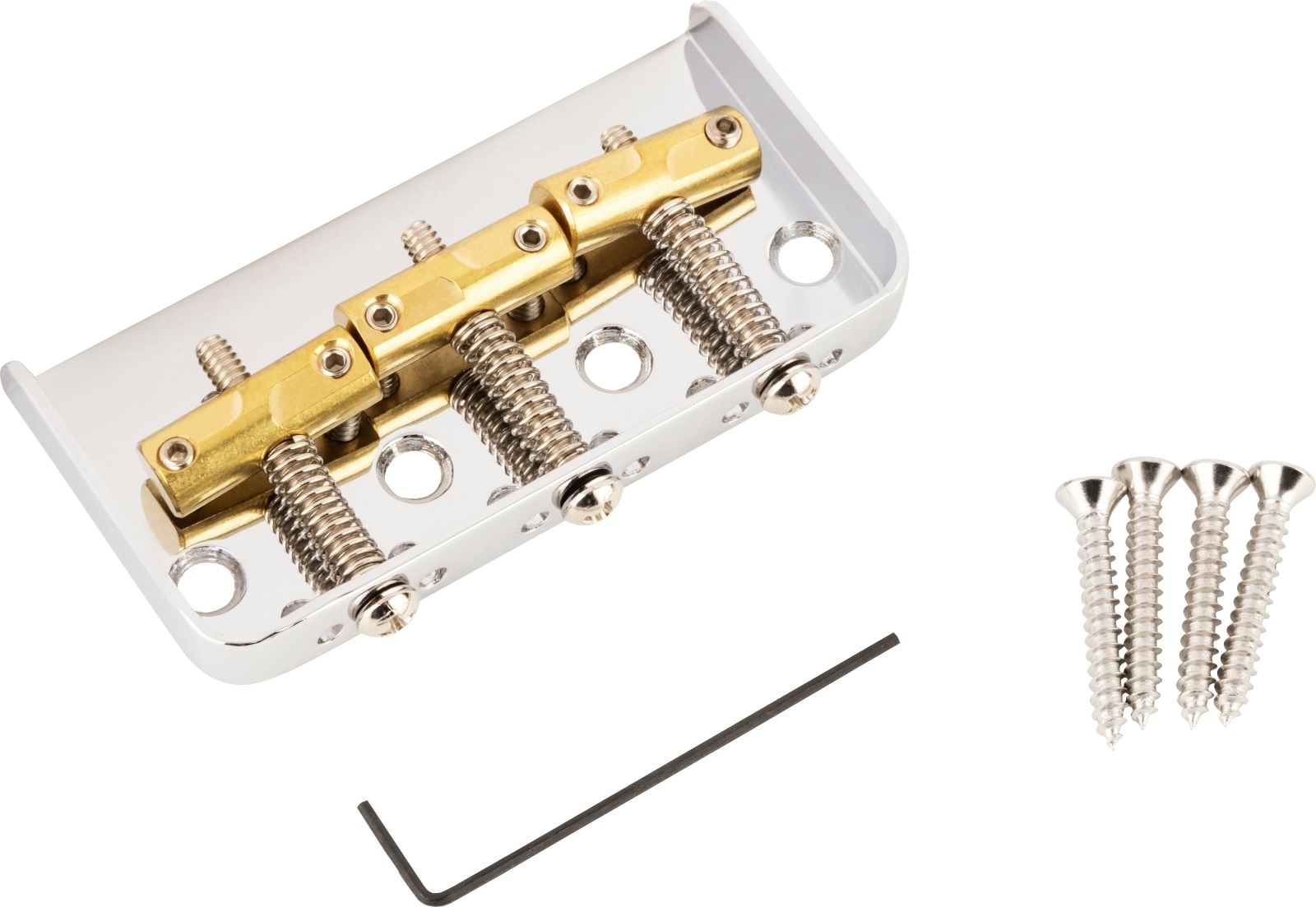 Fender 3-Saddle Custom "Cut-Off" Vintage-Style Tele Bridge with Compen