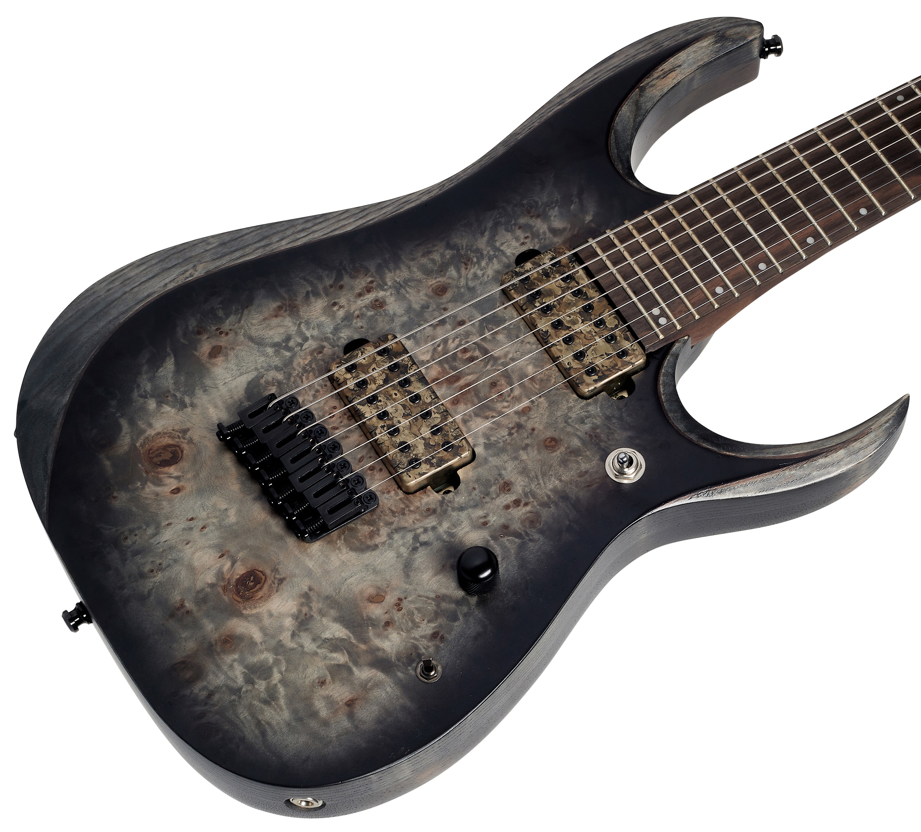 Ibanez RGD71ALPA Charcoal Burst Black Stained