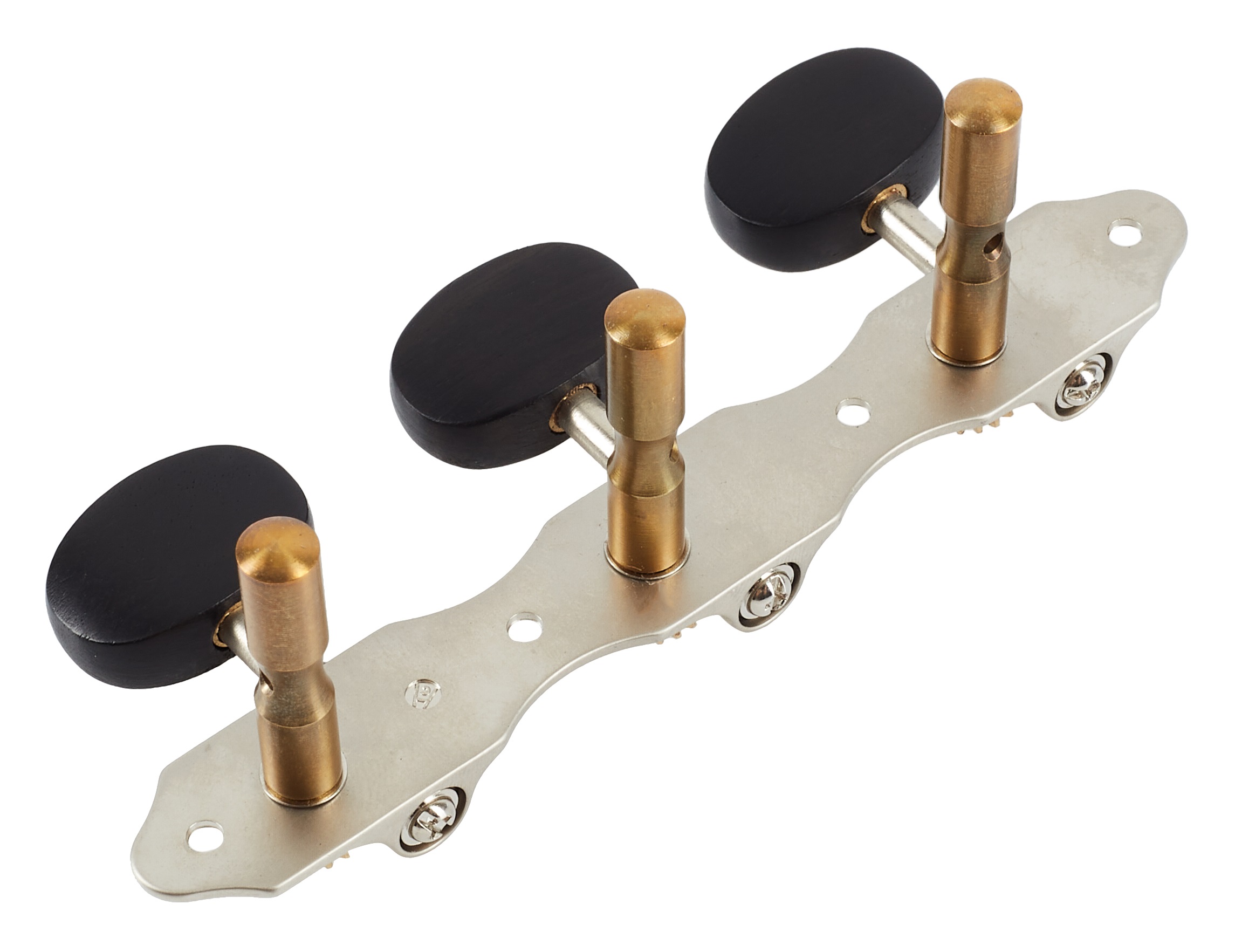 Taylor Slot Head Nickel/Ebony Tuner Buttons 6-String Set