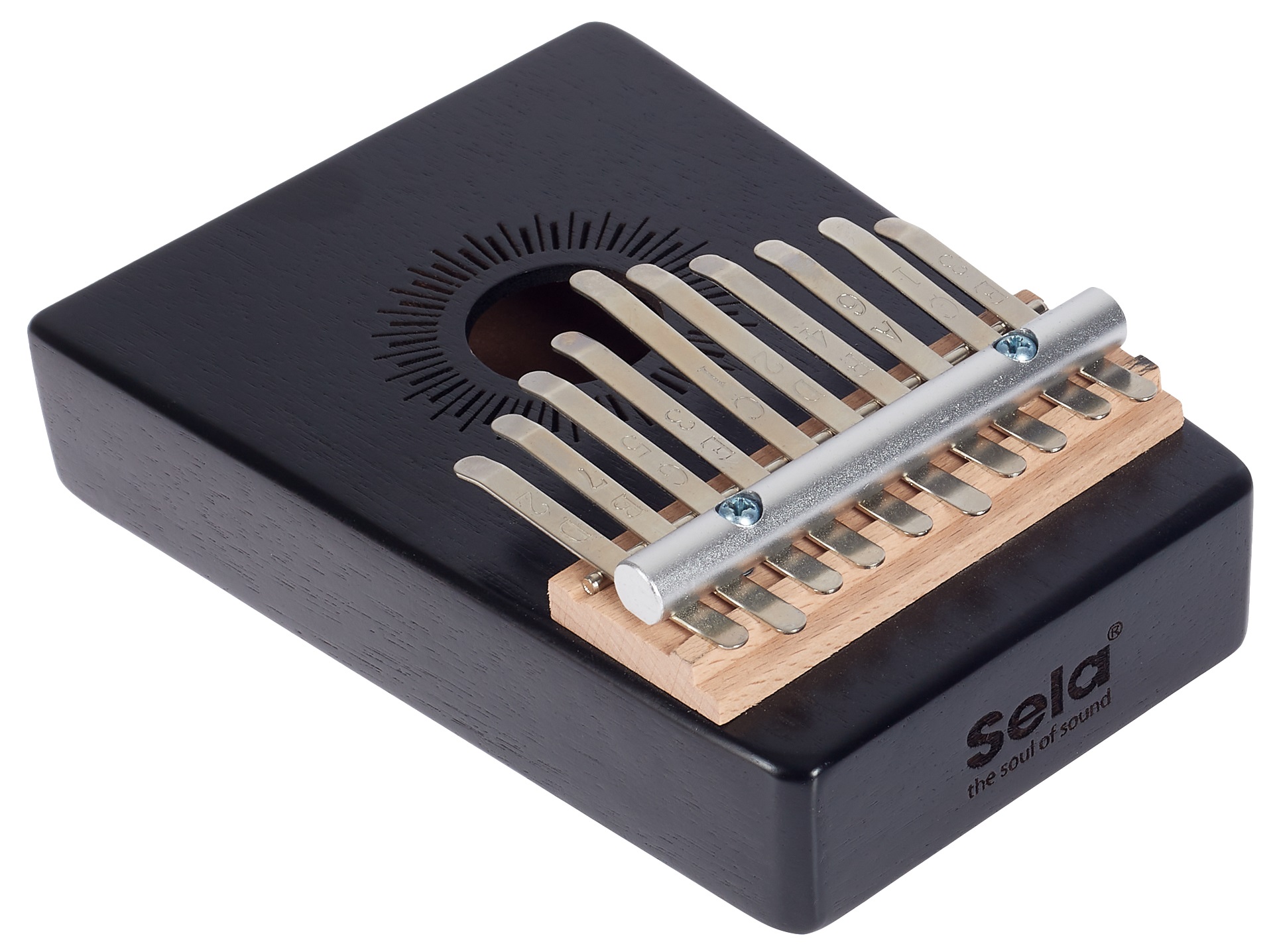 Sela Kalimba Mahogany 10 Black – Obrázok 4