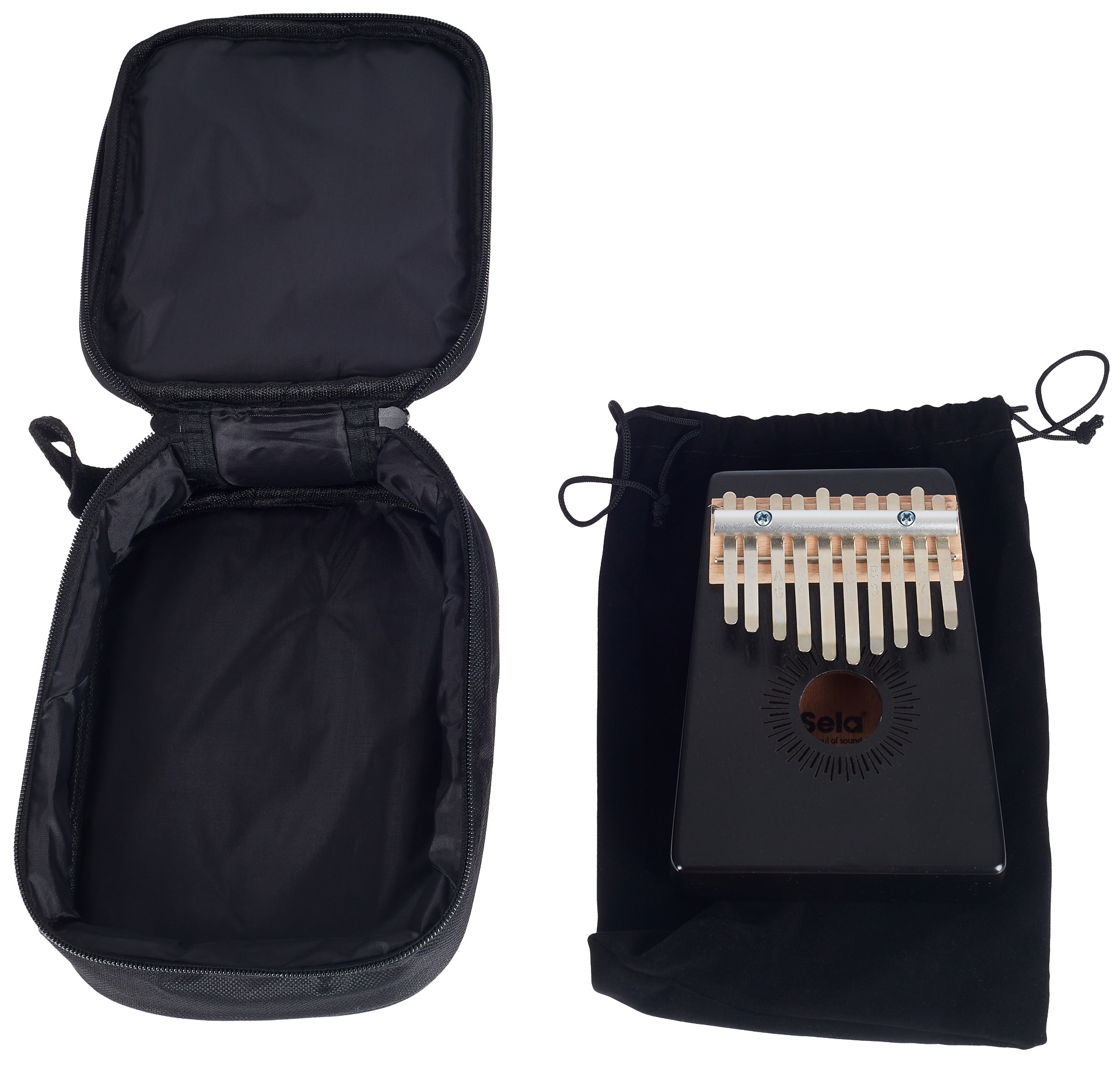 Sela Kalimba Mahogany 10 Black – Obrázok 5