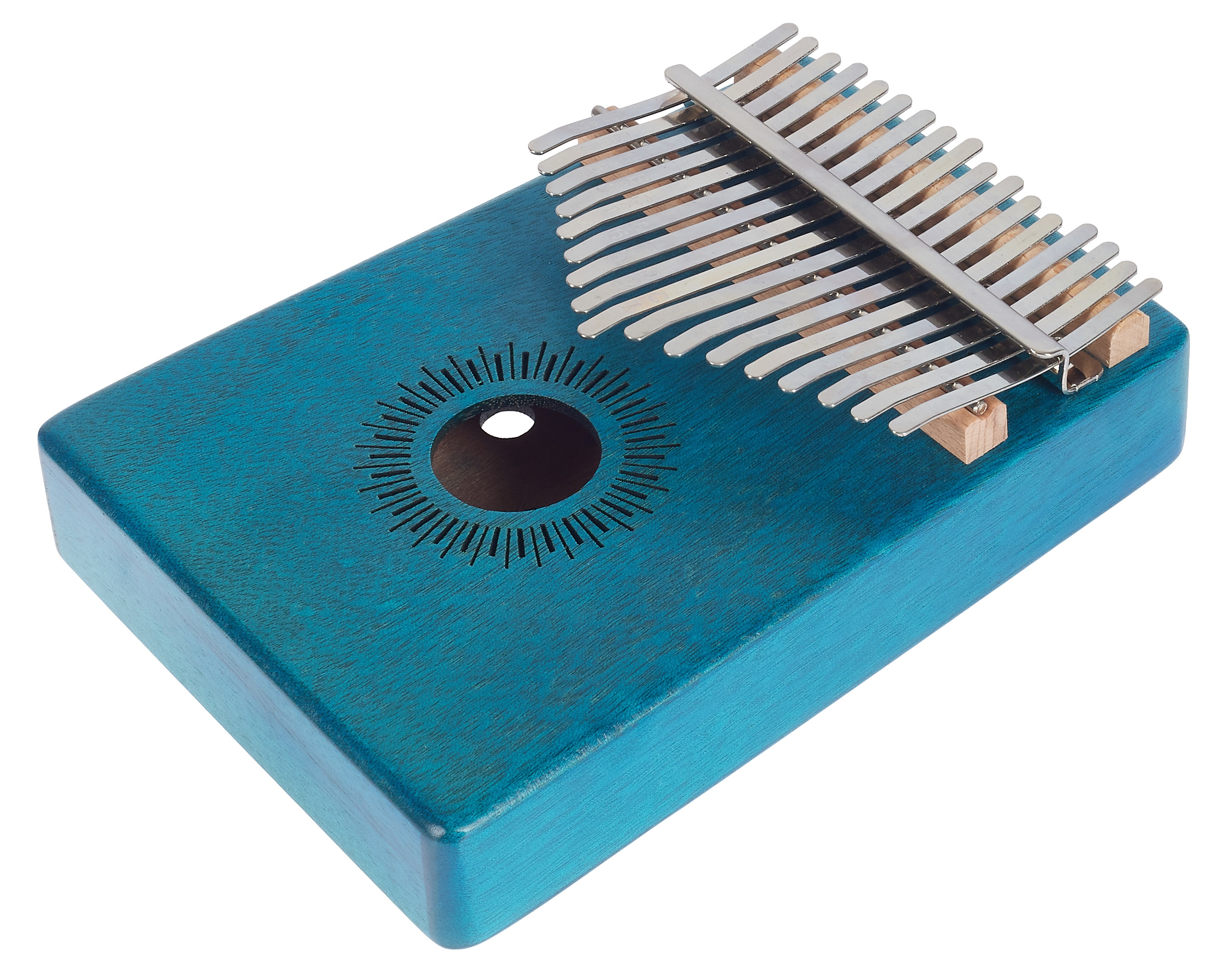 Sela Kalimba Mahogany 17 Blue – Obrázok 3