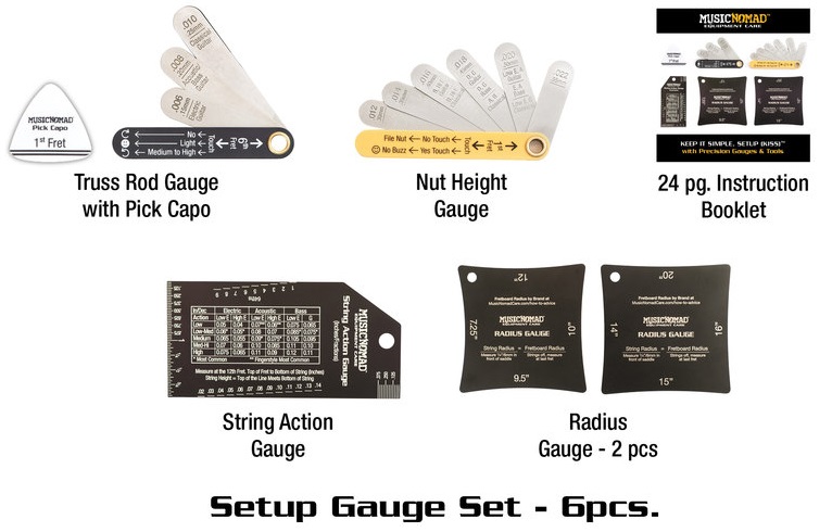 Music Nomad Precision Setup Gauge Set