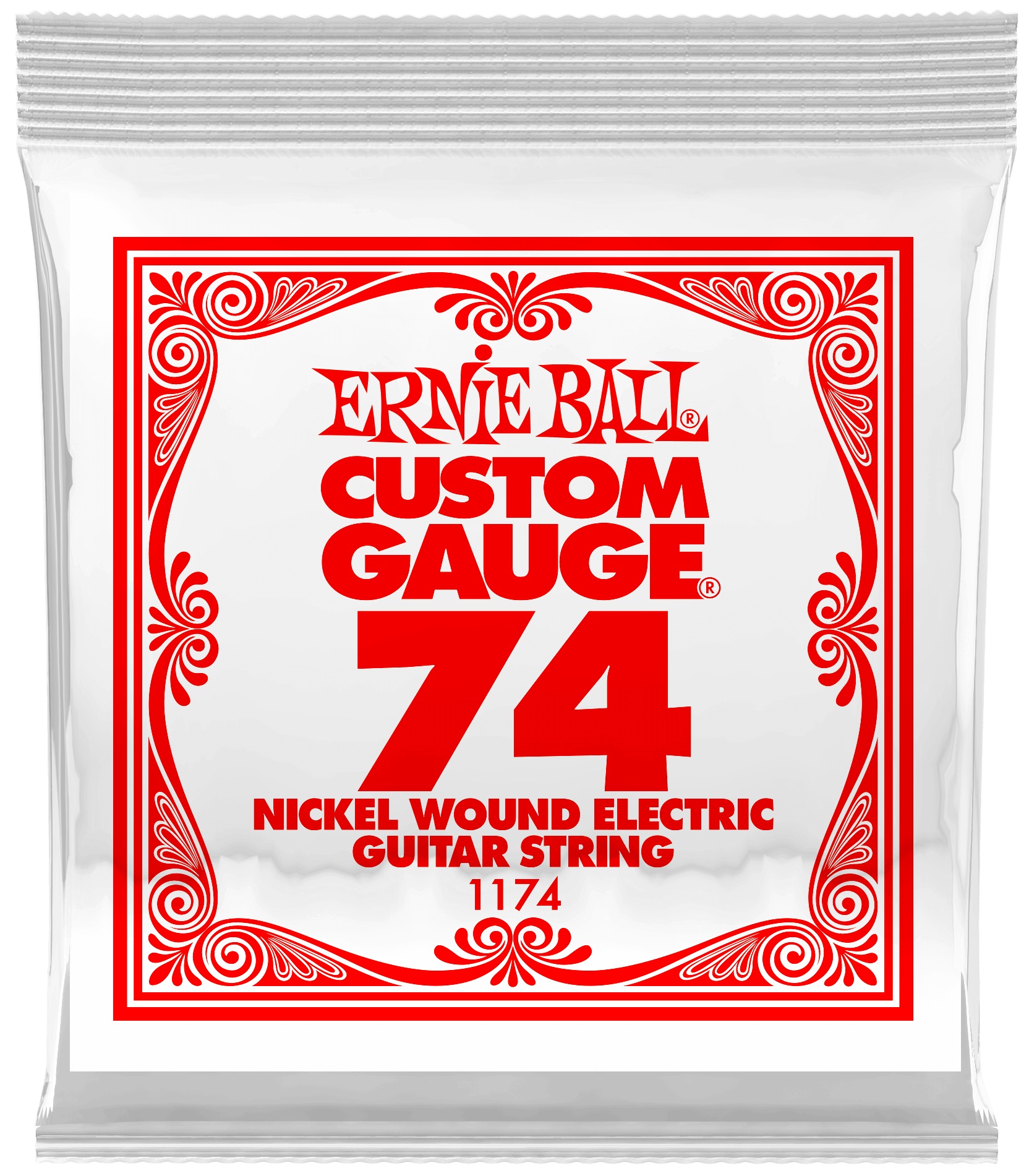 Ernie Ball 1186 Nickel Wound Single .074