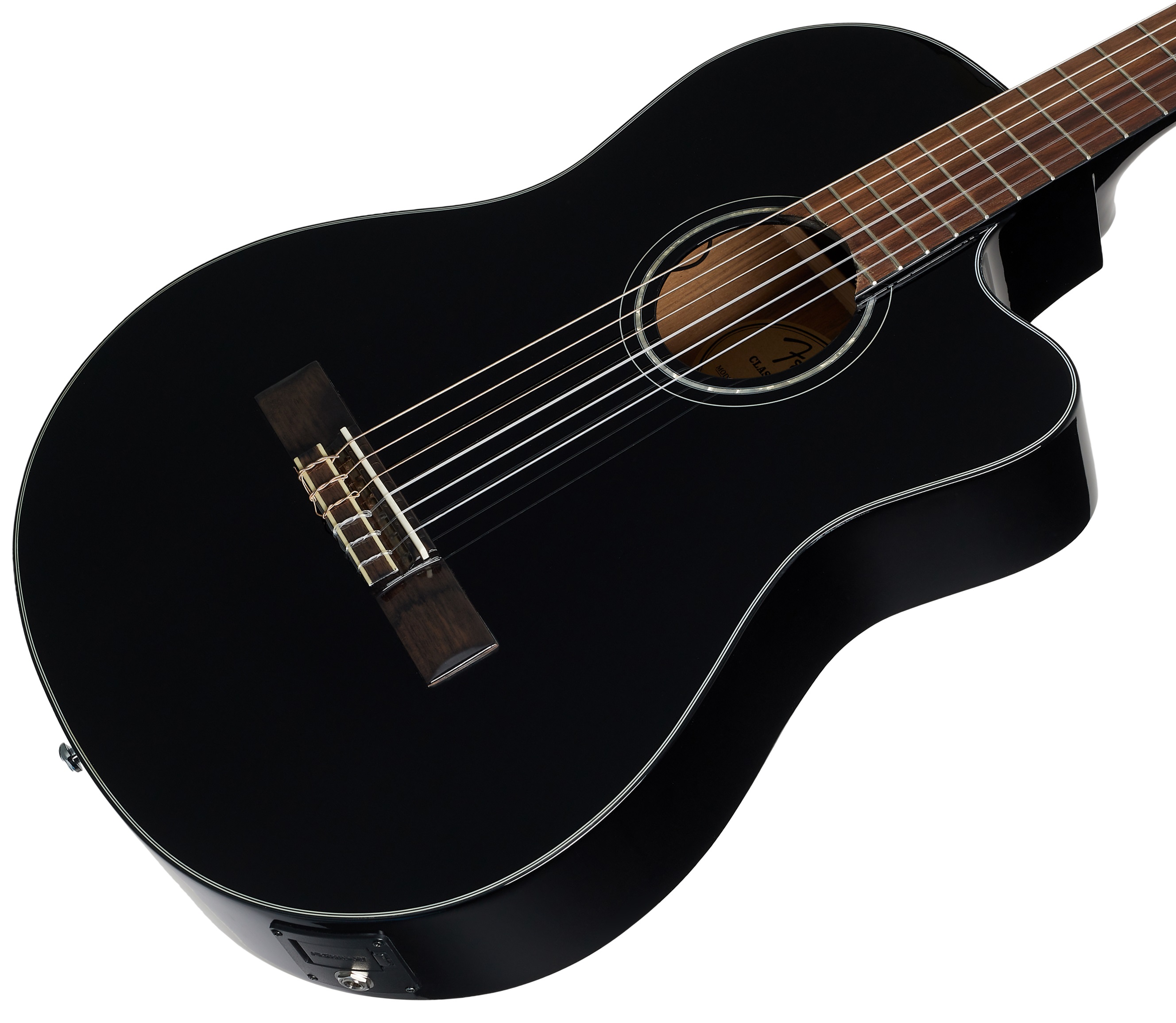 Fender CN-140SCE Nylon WN BK
