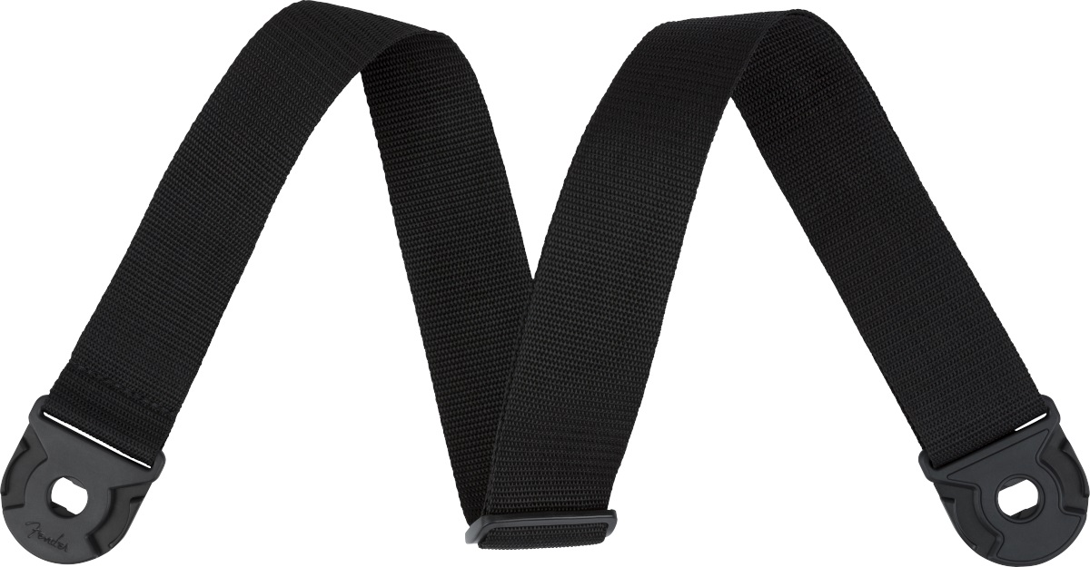 E-shop Fender Quick Grip Locking Strap Black Polypro