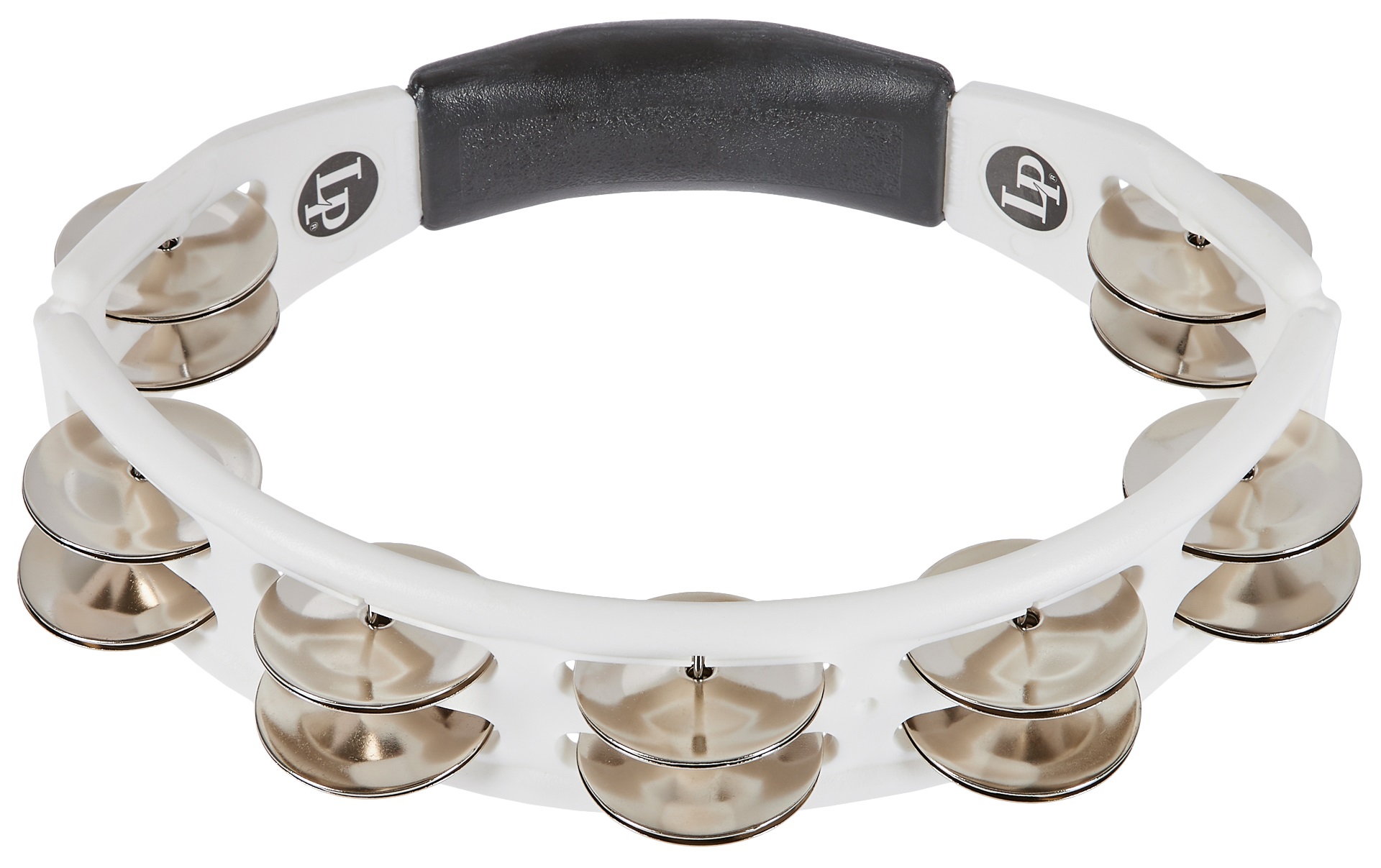 Latin Percussion Cyclops Tambourine White
