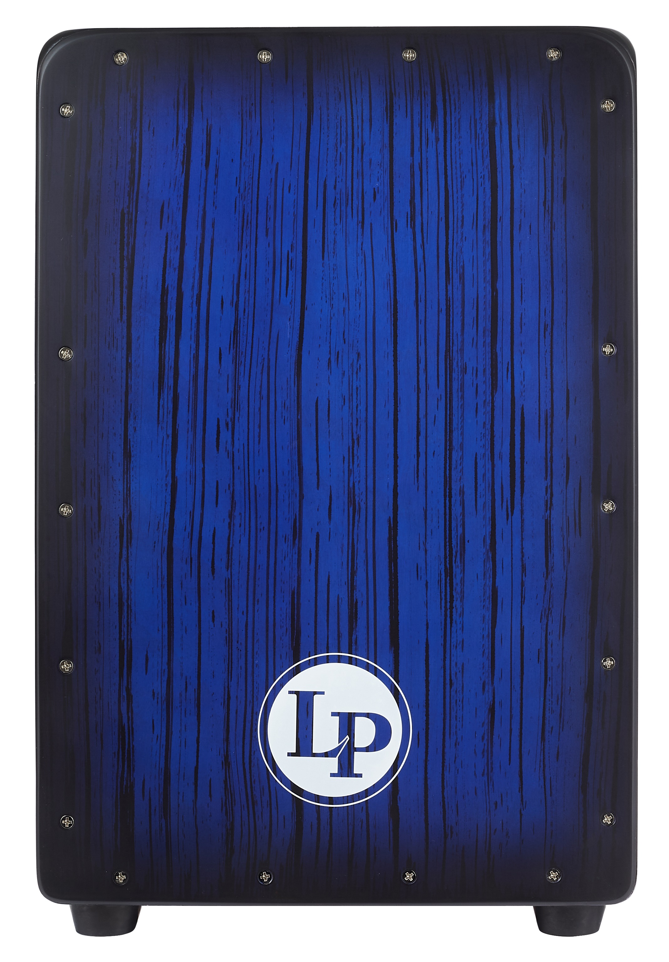 Latin Percussion Aspire Series Blue Burst Streak Cajon