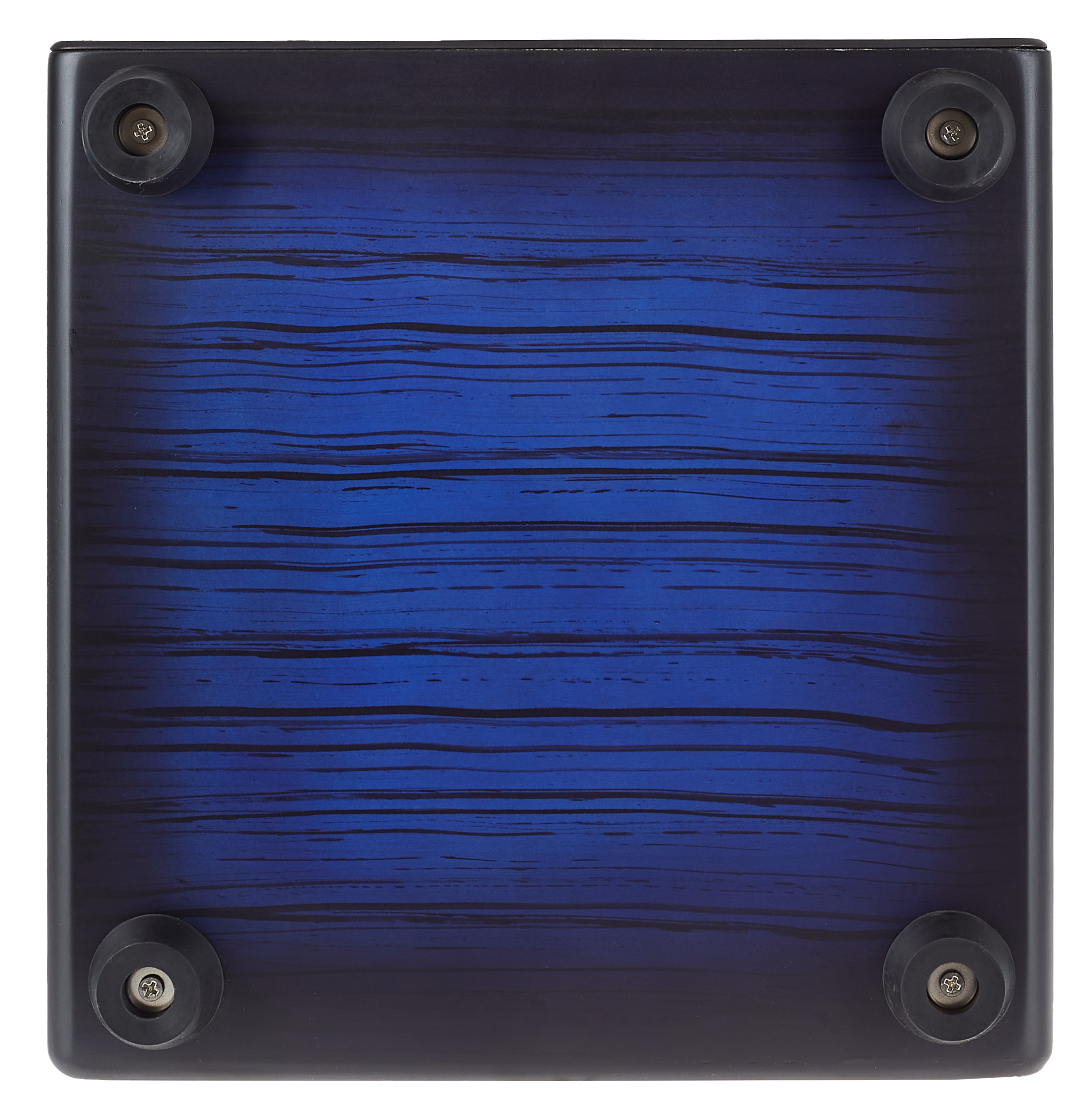 Latin Percussion Aspire Series Blue Burst Streak Cajon