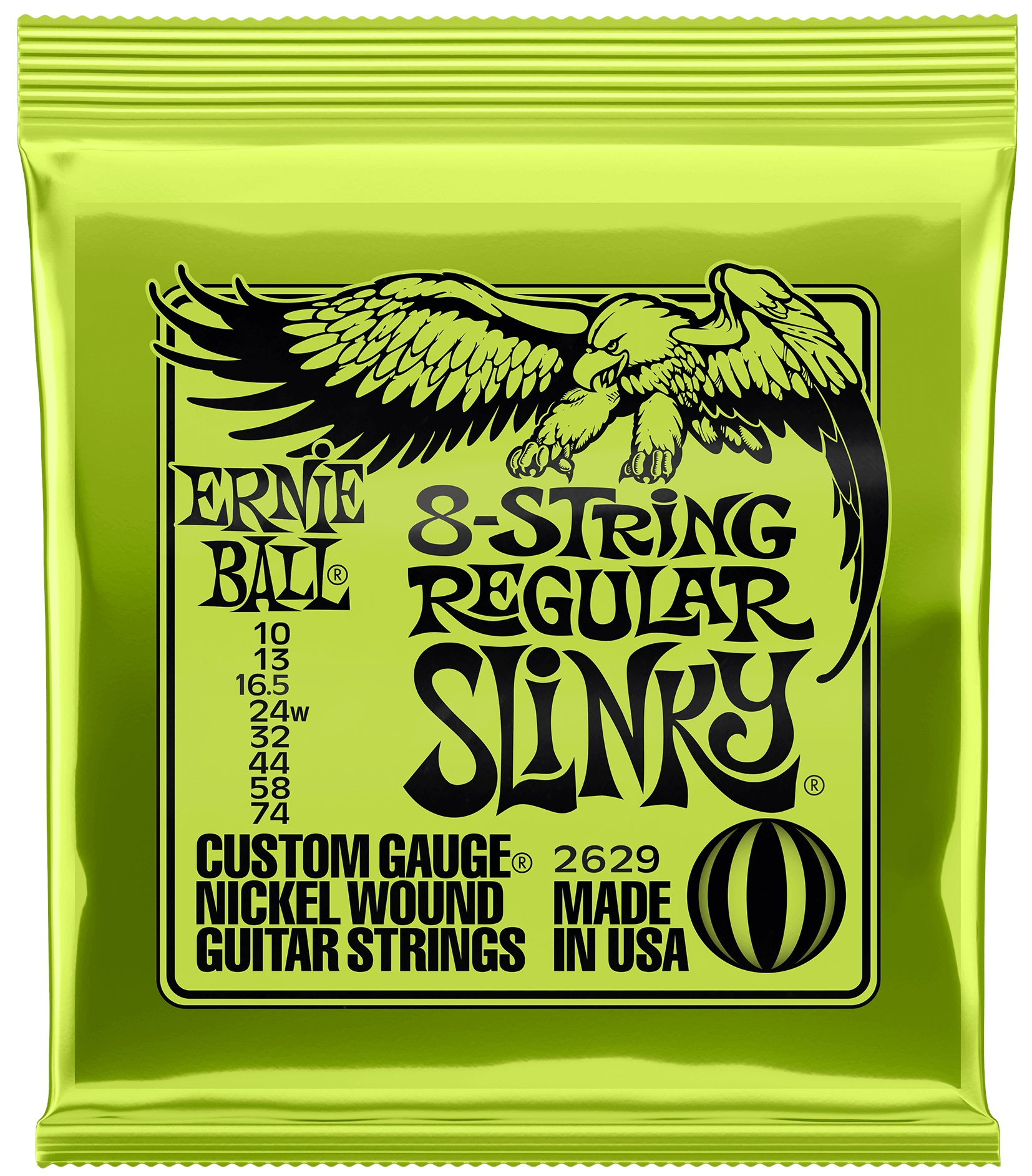 Ernie Ball 2629 Nickel Wound 8-String Regular Slinky