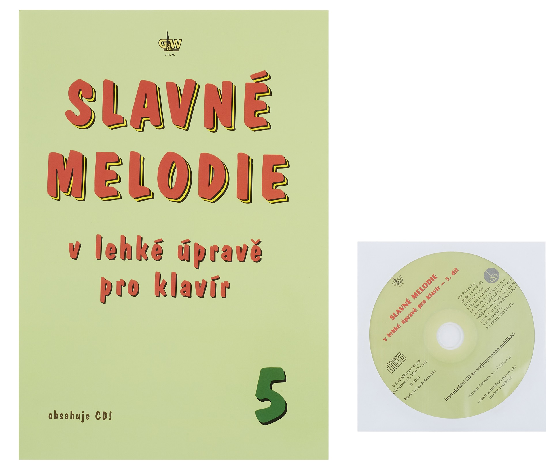 E-shop KN Slavné melodie v lehké úpravě pro klavír 5.díl