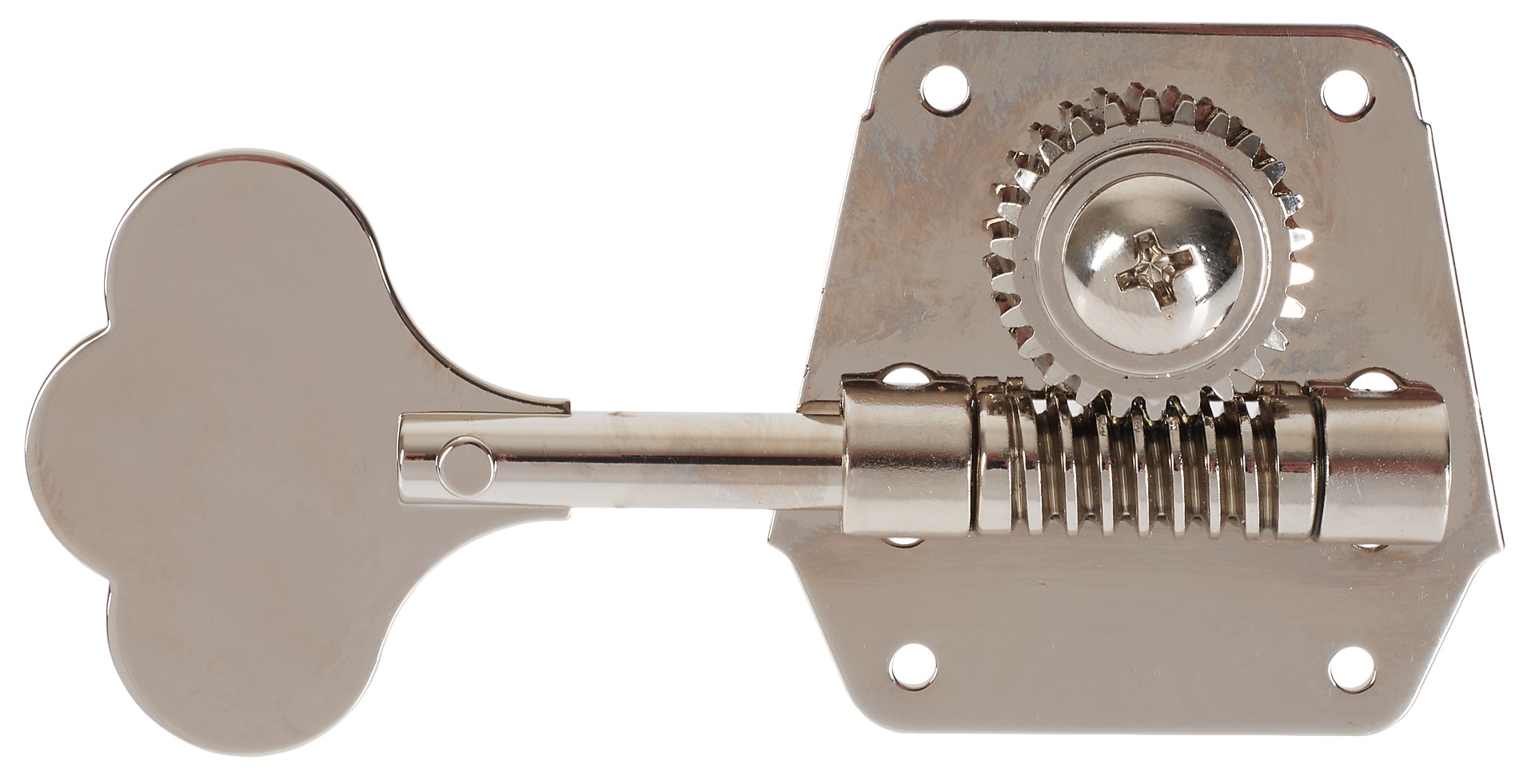 Fender Pure Vintage Bass Tuning Machines, Nickel-Plated Steel, (4)