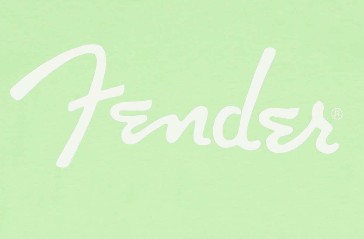 Fender Spaghetti Logo T-Shirt Surf Green - XXL