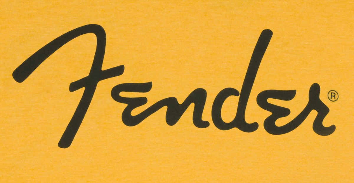 Fender Spaghetti Logo T-Shirt Butterscotch Blonde - M