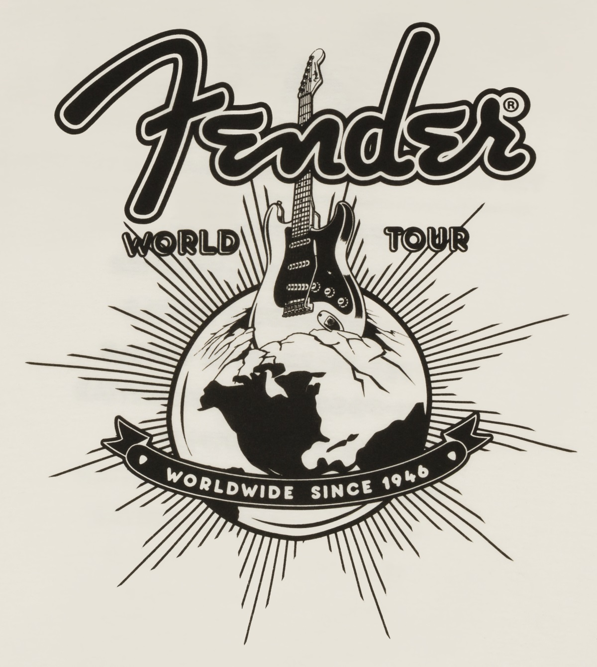 Fender World Tour T-Shirt - XXL