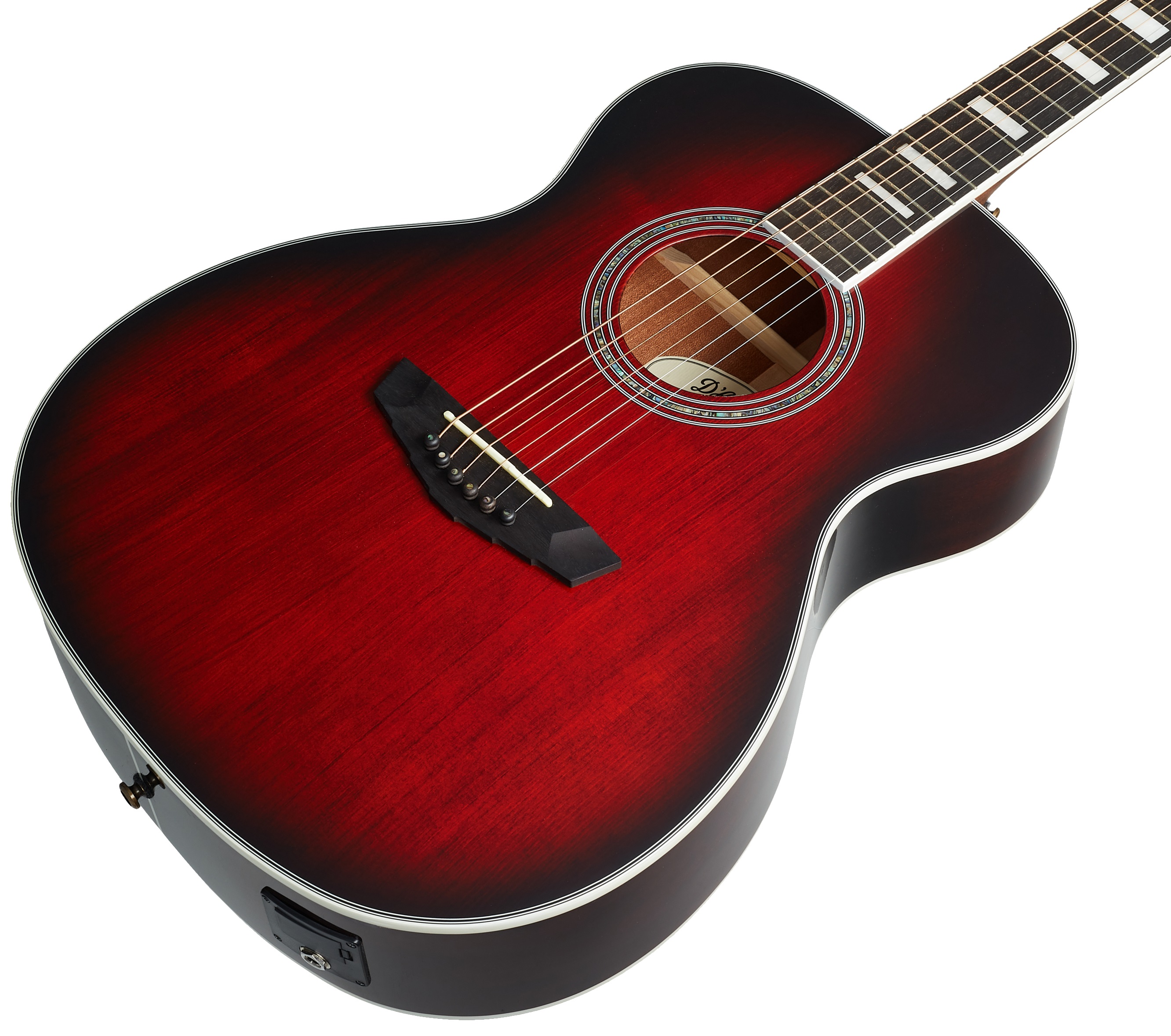 D'Angelico Premier Tammany Trans Black Cherry Burst