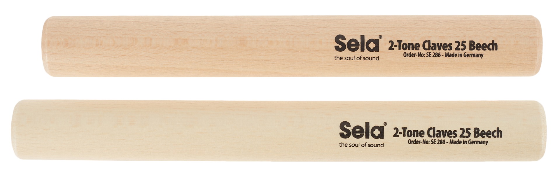 Sela 2-Tone Claves 25 Beech