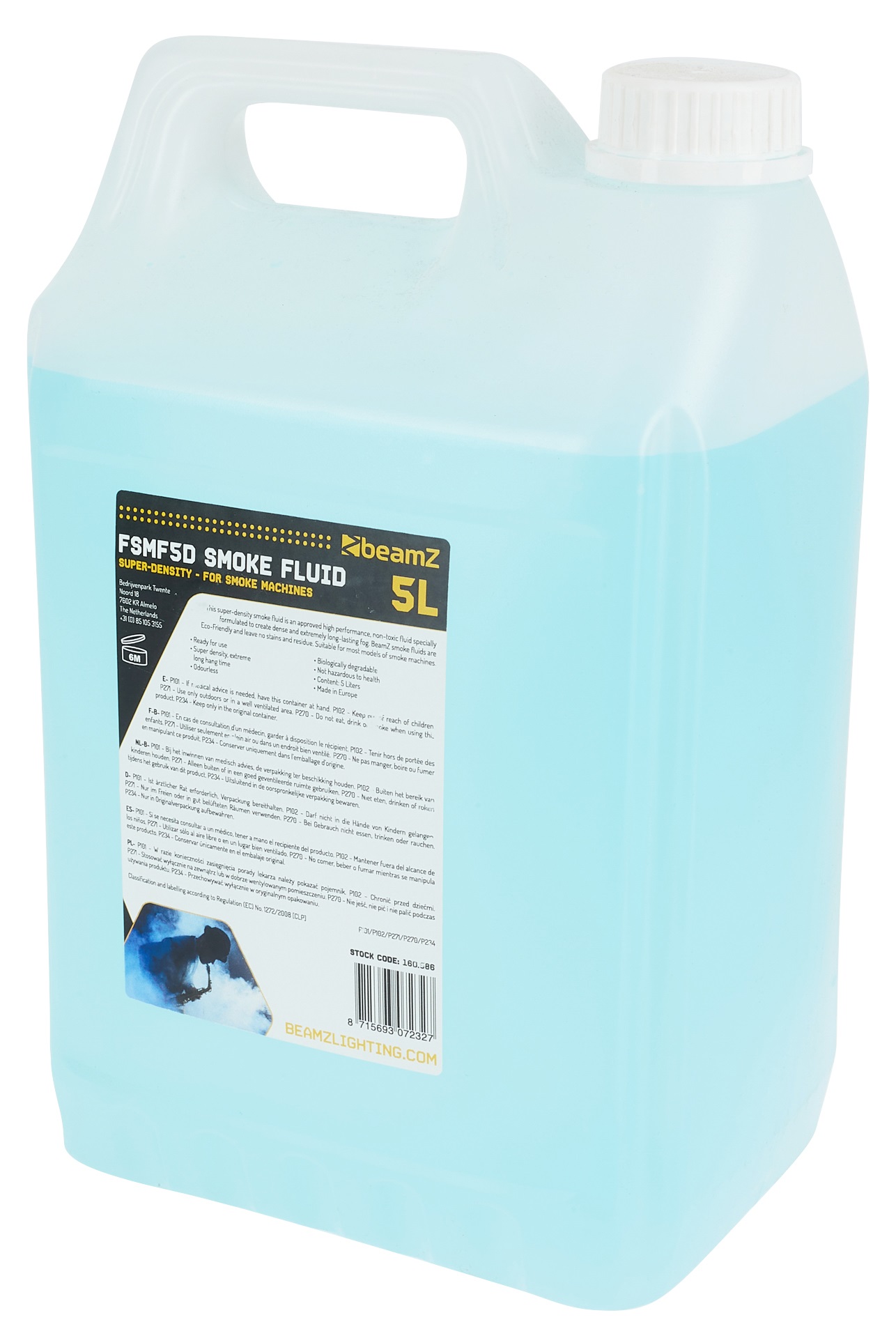 BeamZ FSMF5D Smoke Fluid 5L Super-Density