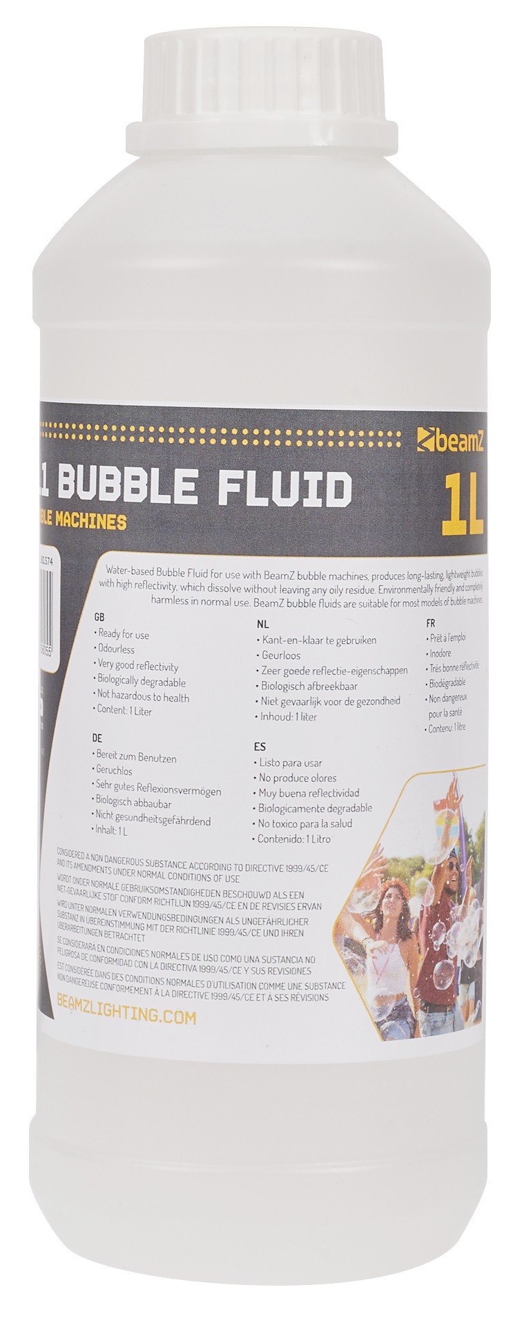 BeamZ FBL1 Bubble Fluid 1L