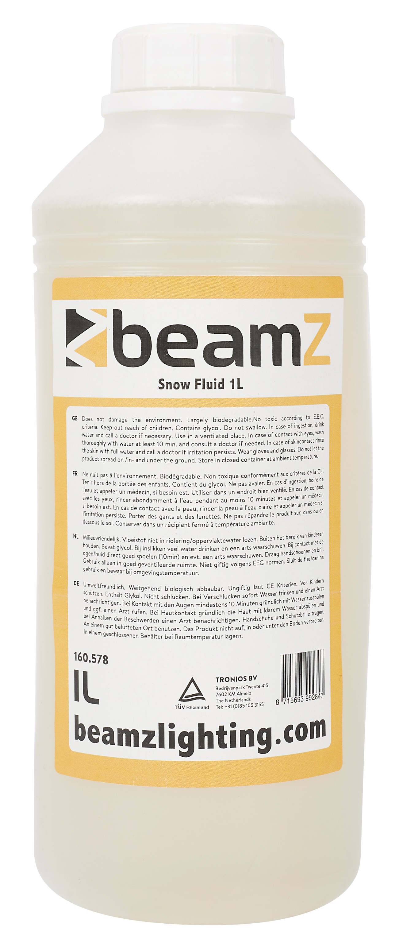 BeamZ FSNF1 Snow Fluid 1L