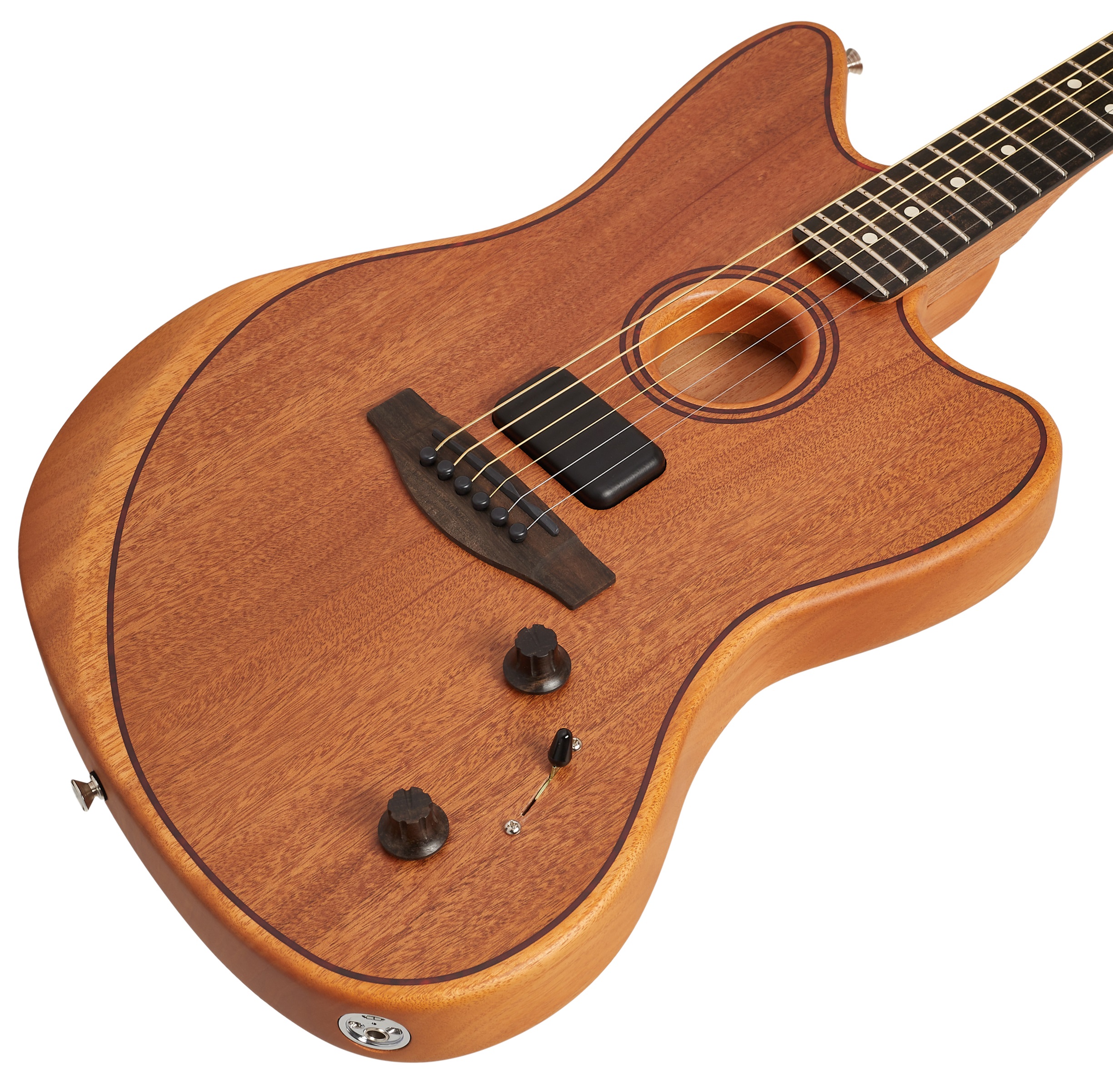 Fender American Acoustasonic Jazzmaster All-Mahogany EB NA