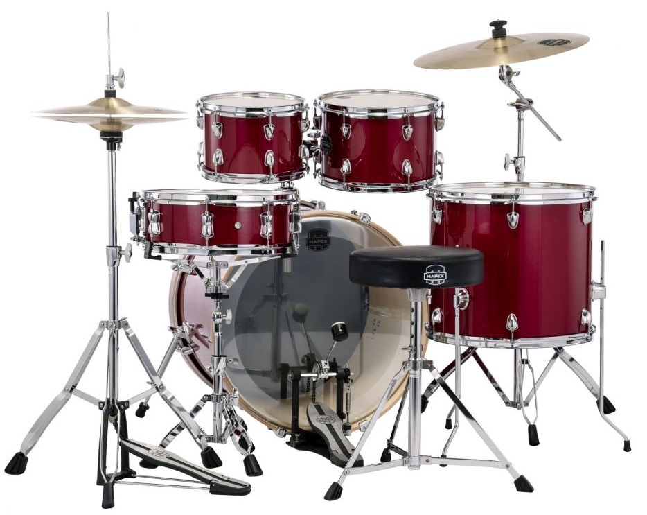 Mapex Venus Crimson Red Sparkle Rock Kit