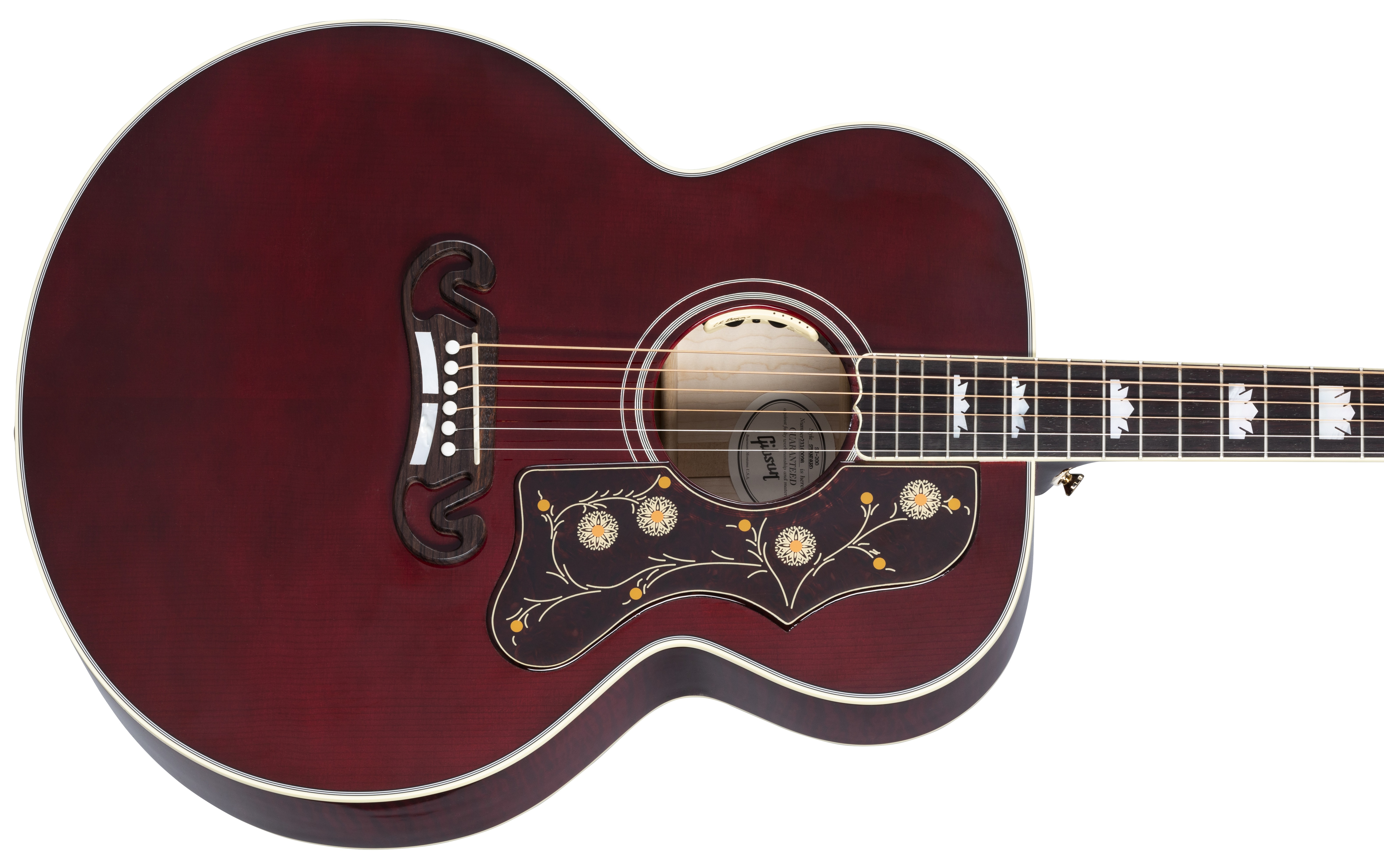 Gibson SJ-200 Standard Maple Wine Red