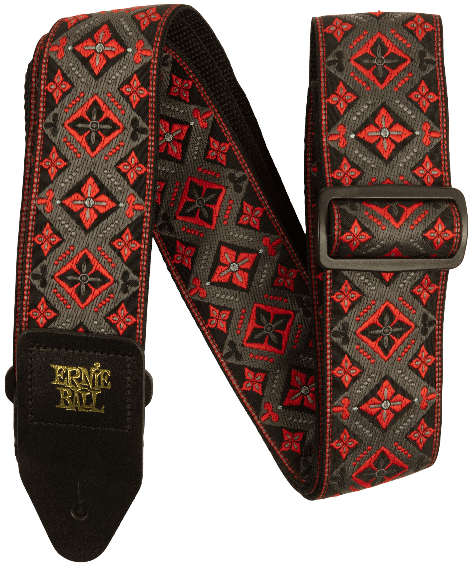E-shop Ernie Ball Jacquard Strap Red King
